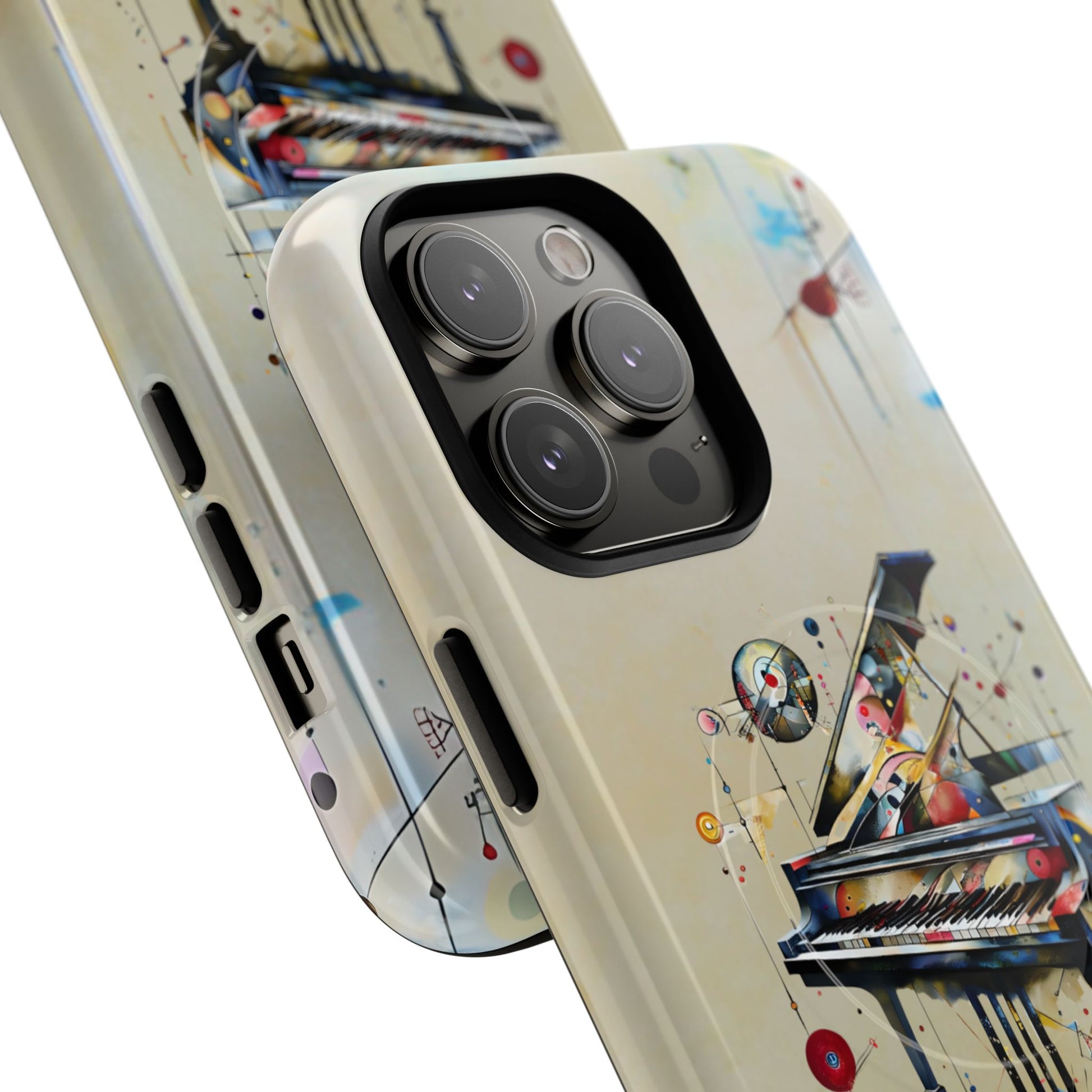 Keys of Imagination Artistic Grand Piano iPhone 14 Pro Max MagSafe Case