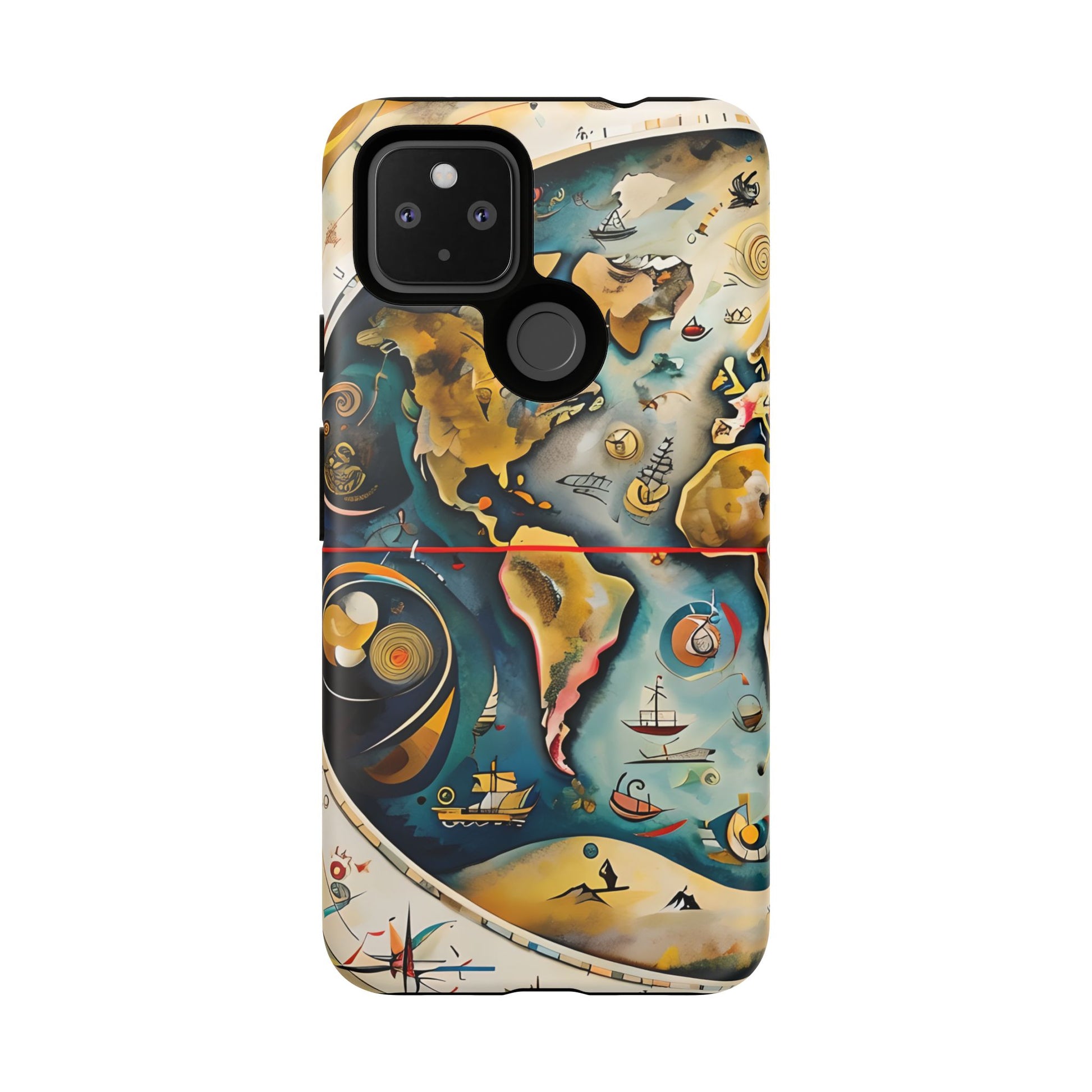 Celestial Map Google Pixel 4a 5G Tough Case - Antique Star Chart Phone Cover