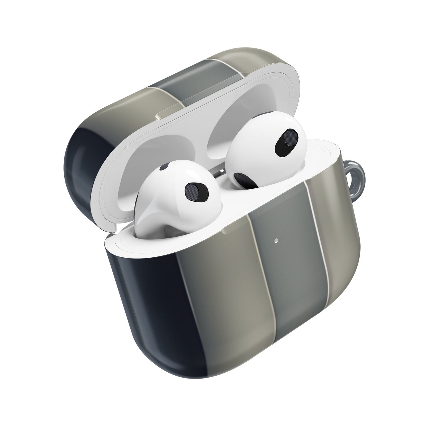 Smoky Quartz AirPod Case - Green & Black Computer Design Earbud Cover for Gen 1, 2, 3, Pro Gen 1 & 2