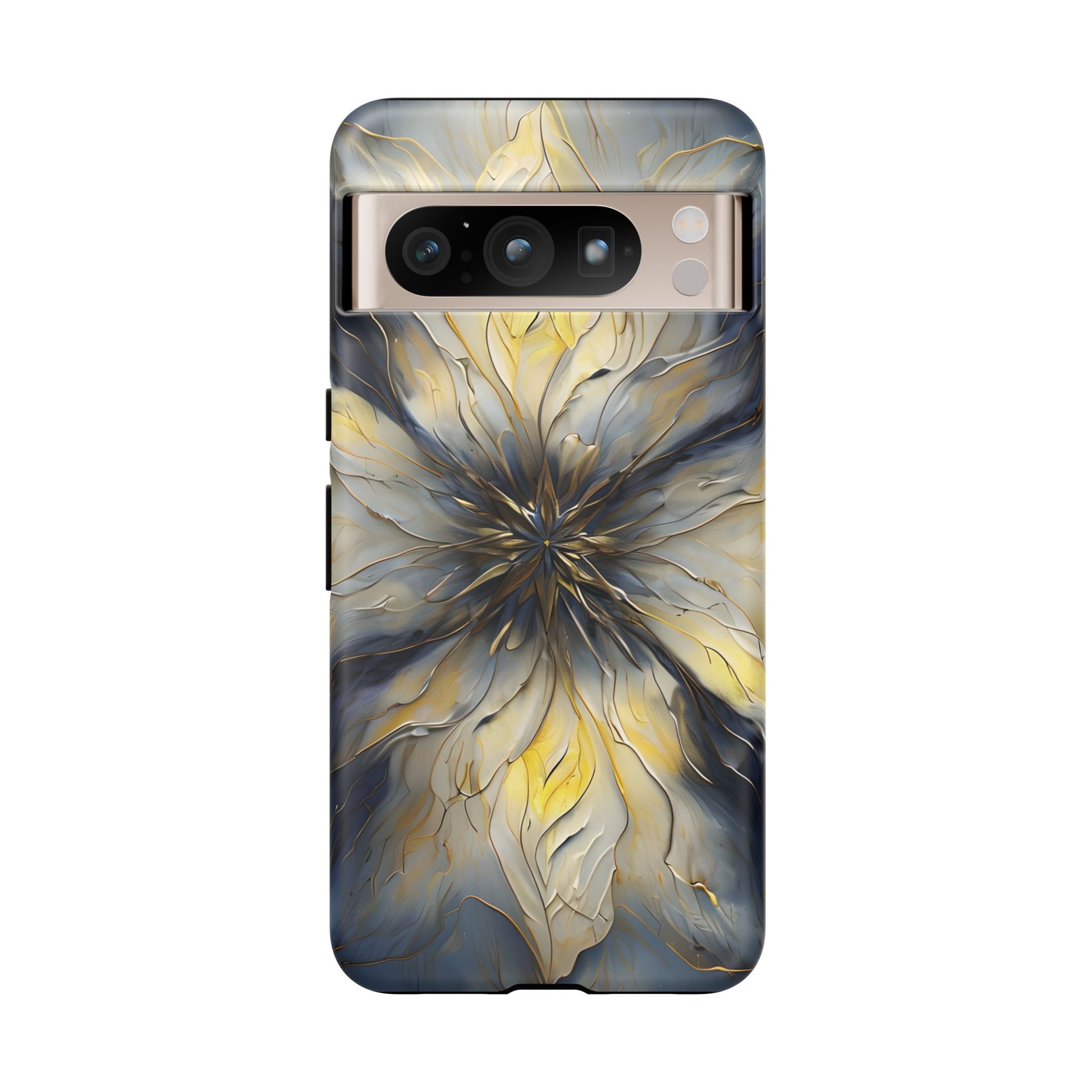 Luminous Petal Tough Case for Google Pixel 8 Pro - Premium Artistic Shockproof Cover, Elegant Protective Phone Case