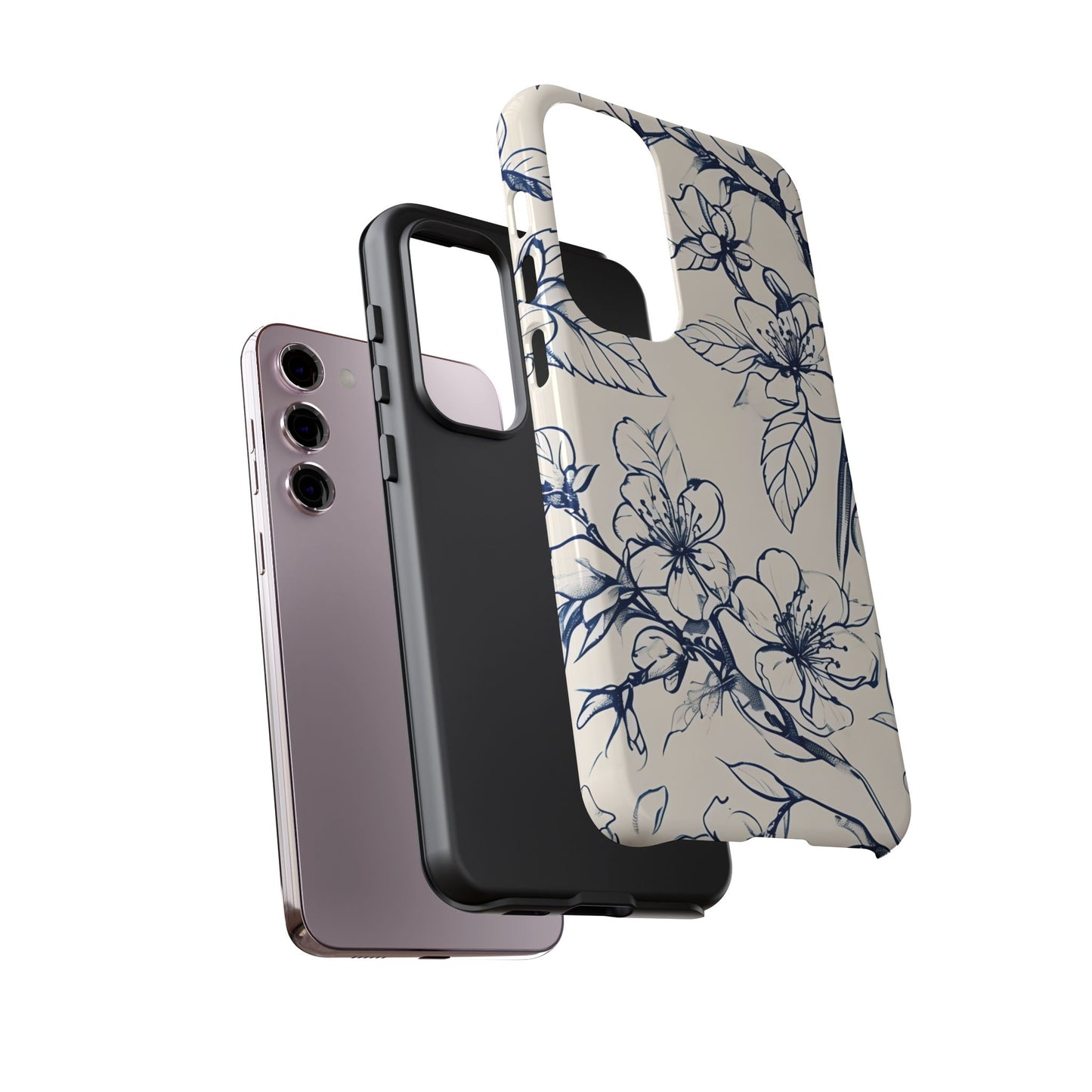 Blossom Sketch Samsung Galaxy Tough Case