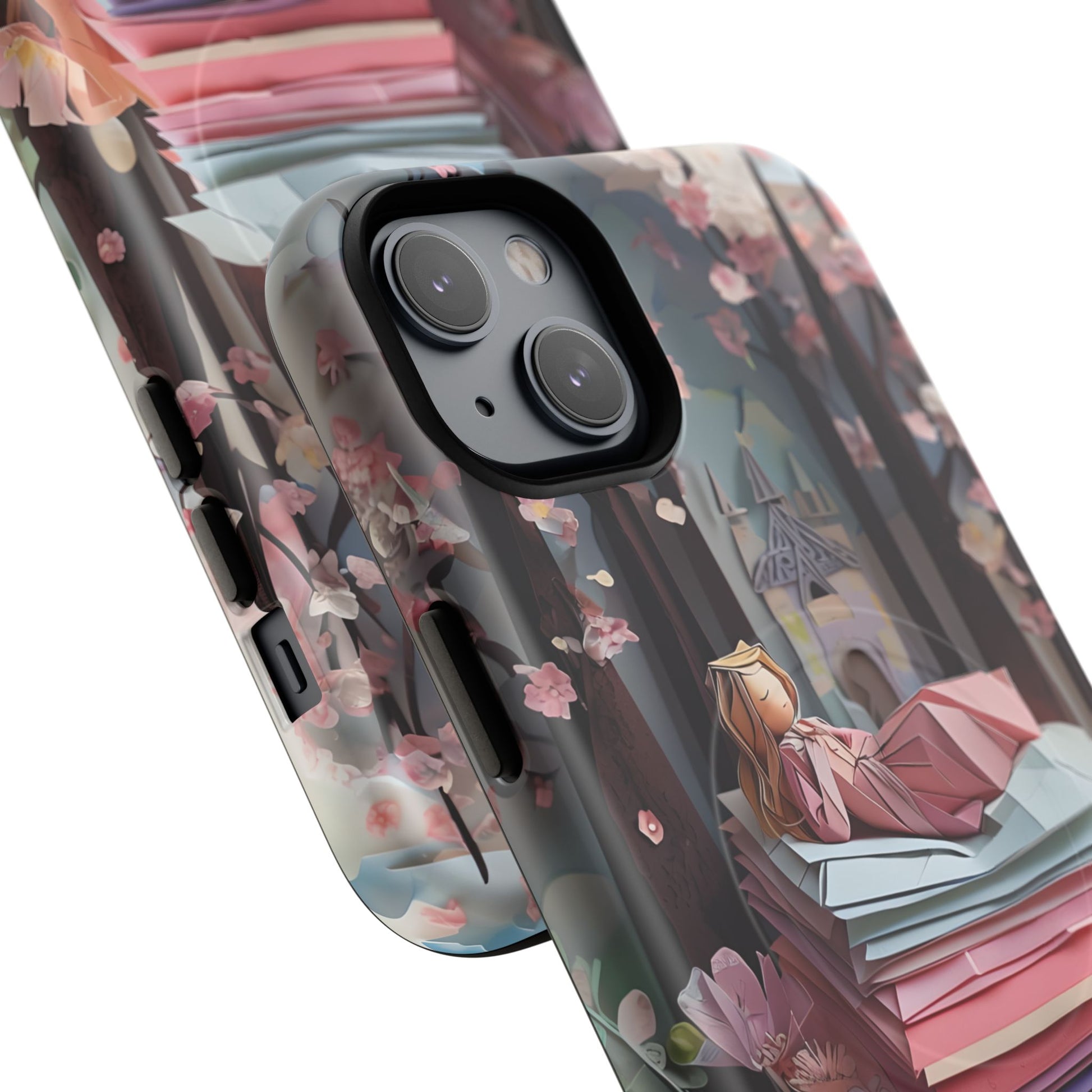 A Good Night's Sleep - iPhone 14 Plus MagSafe Phone Case - Whimsical Fantasy Floral Design