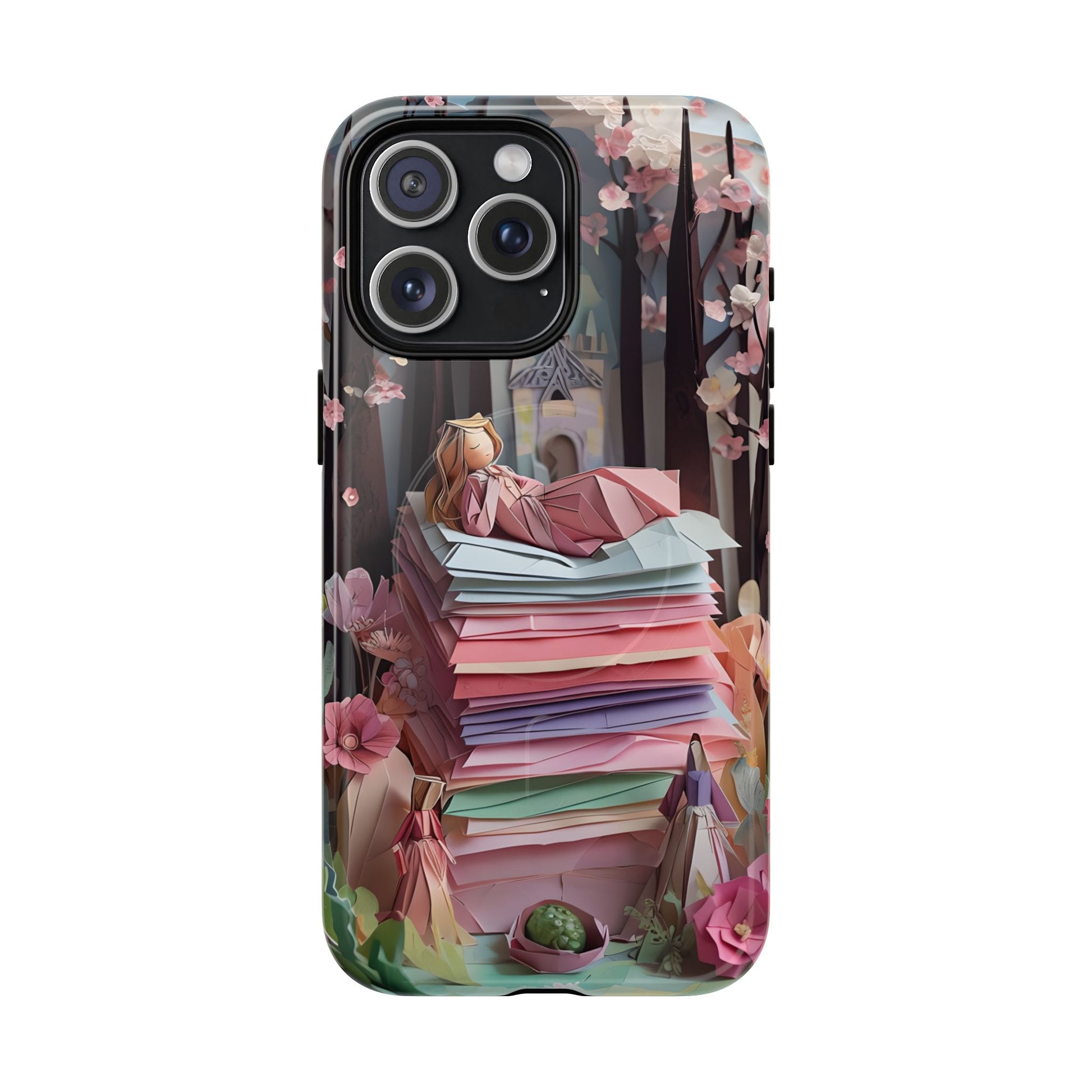 A Good Night's Sleep - iPhone 15 Pro Max MagSafe Phone Case - Whimsical Fantasy Floral Design