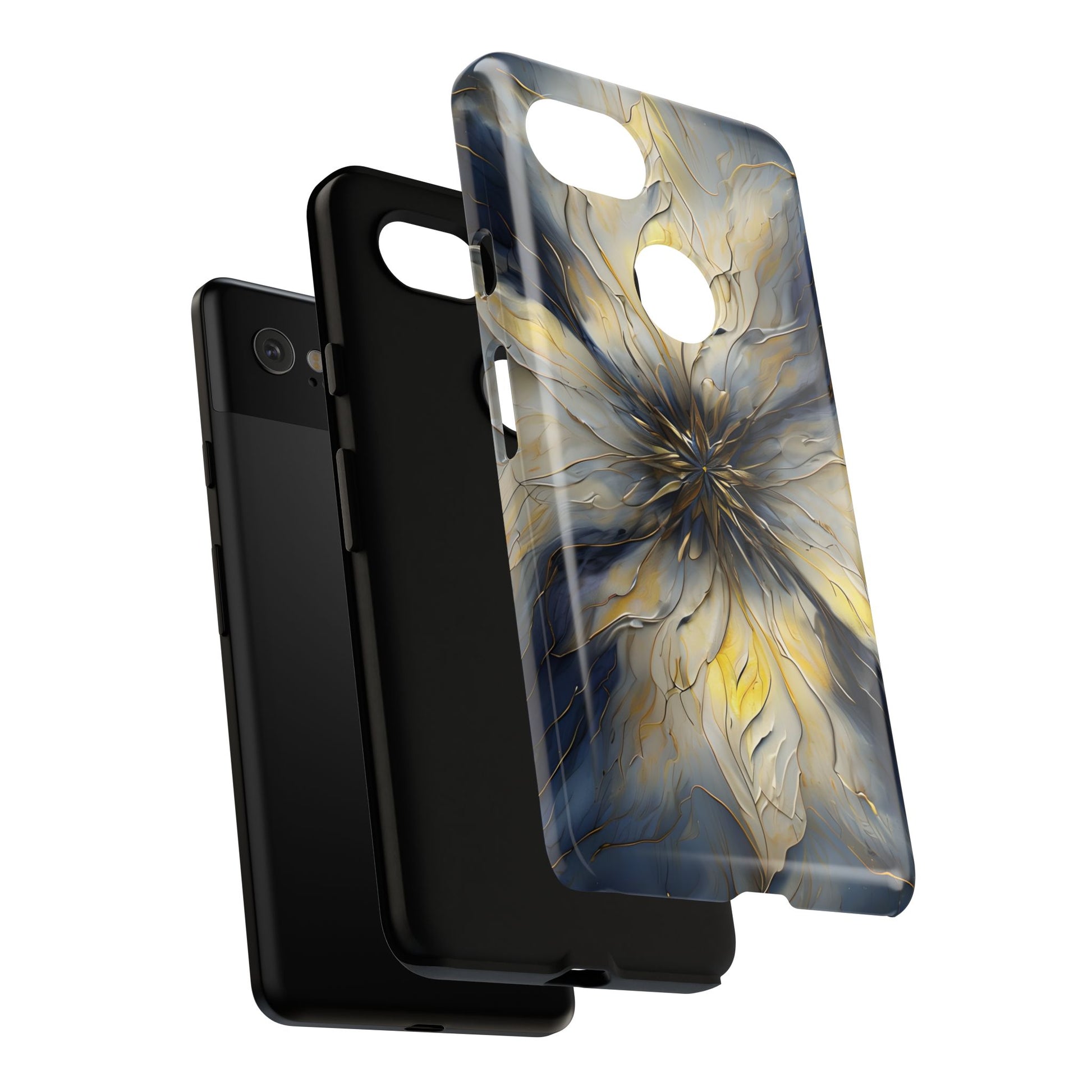 Luminous Petal Tough Case for Google Pixel 2 XL - Premium Artistic Shockproof Cover, Elegant Protective Phone Case