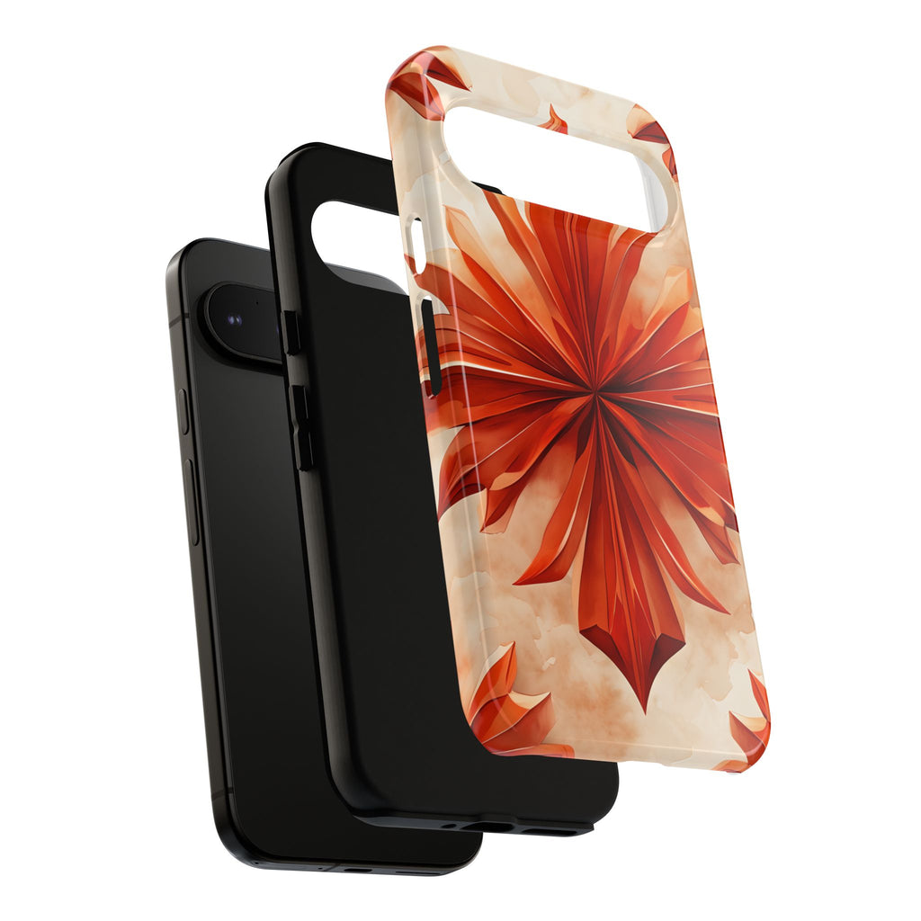 Sunset Fleur Google Pixel 9 Pro XL- Kaleidoscope Collection of MagSafe Compatible - Vibrant Sunset Flower Design