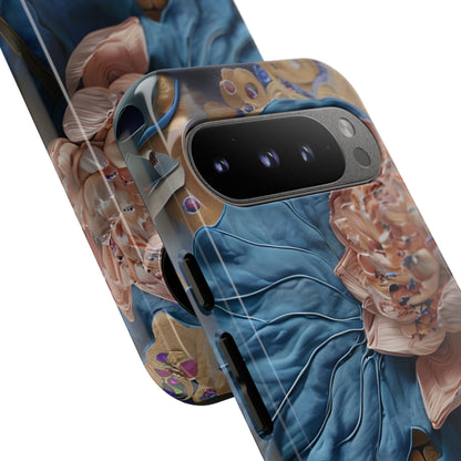 Peony Midnight Tapestry Google Pixel Tough Case