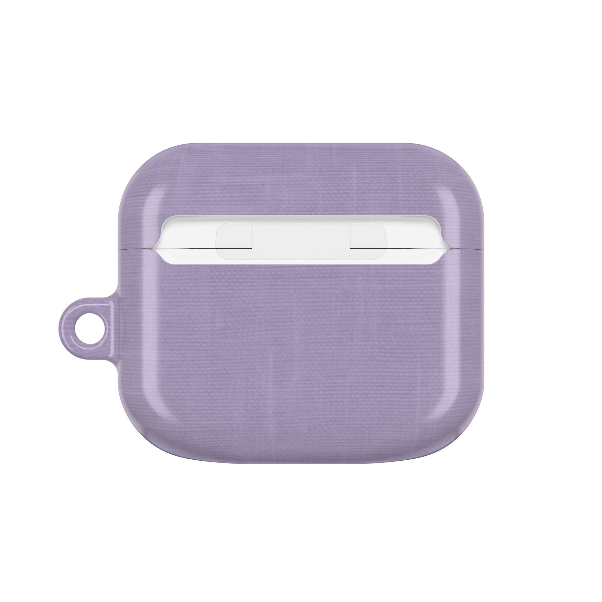 Lavender Linen AirPods Case - Minimalist Cover for Gen 1, 2, 3, Pro Gen 1 & 2