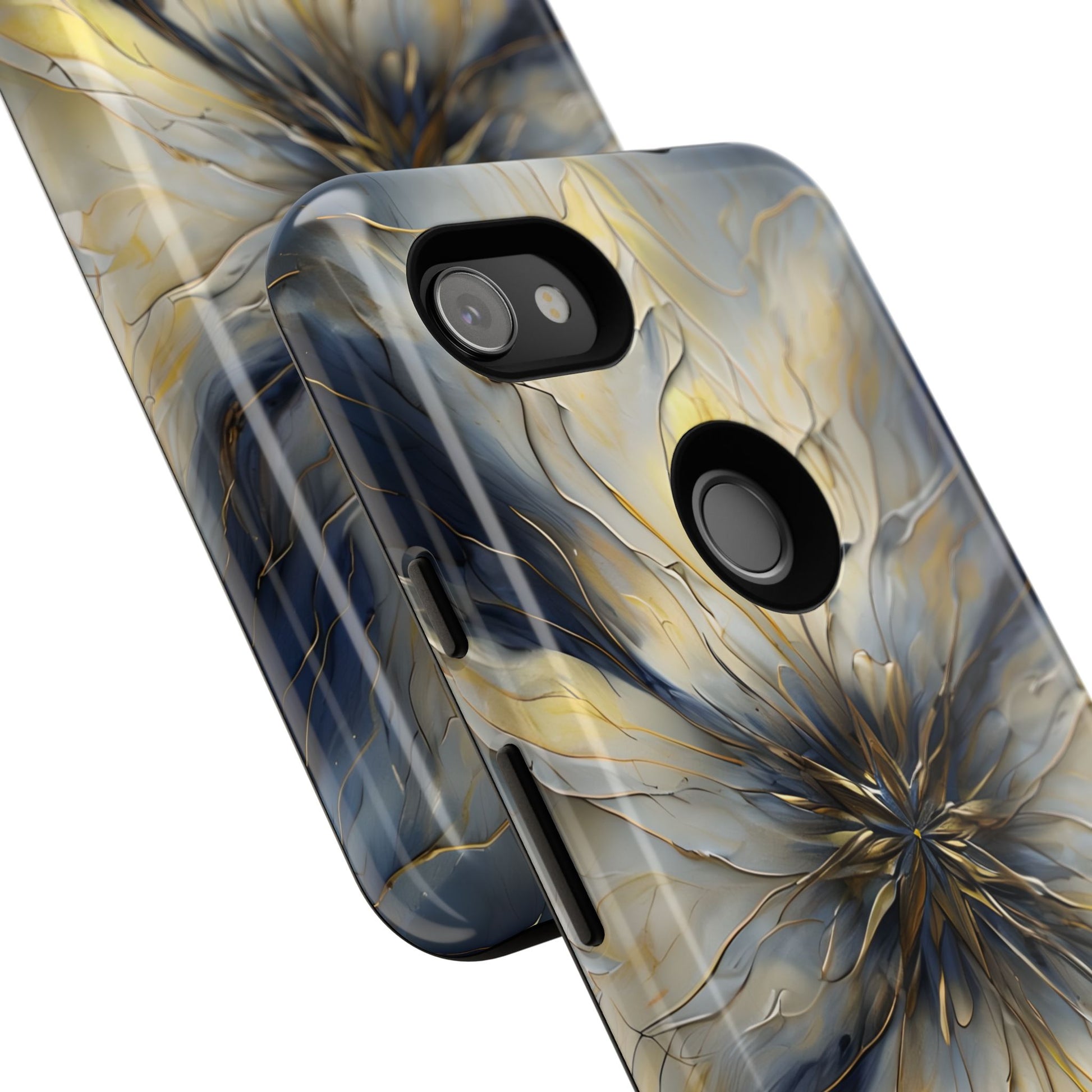 Luminous Petal Tough Case for Google Pixel 3a XL - Premium Artistic Shockproof Cover, Elegant Protective Phone Case