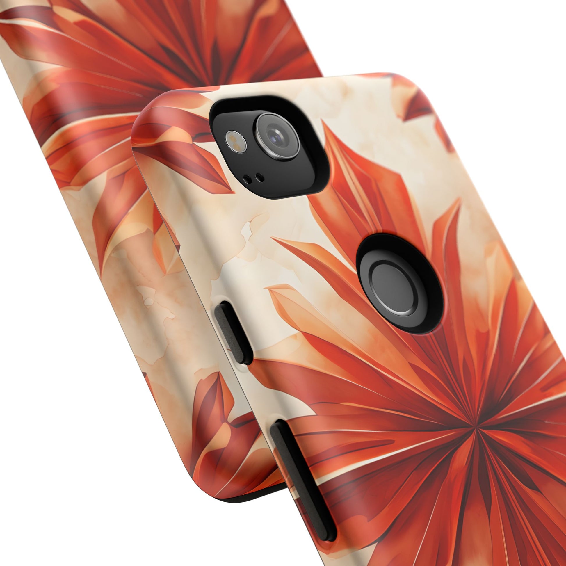 Sunset Fleur Google Pixel 2 - Kaleidoscope Collection of MagSafe Compatible - Vibrant Sunset Flower Design