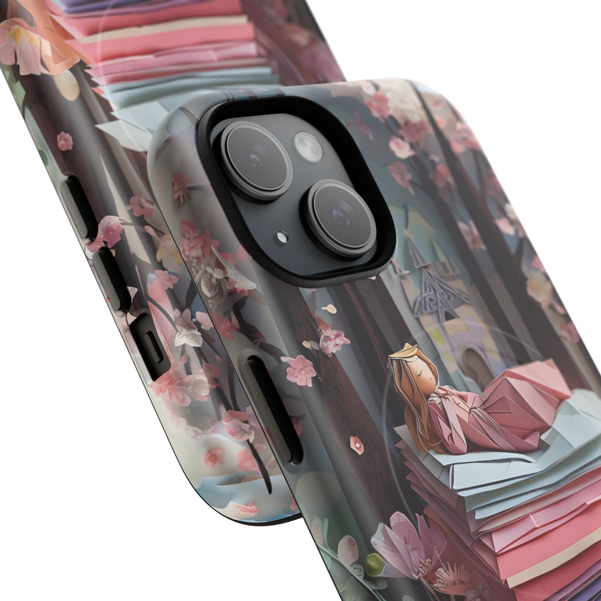 A Good Night's Sleep - iPhone 15 MagSafe Phone Case - Whimsical Fantasy Floral Design