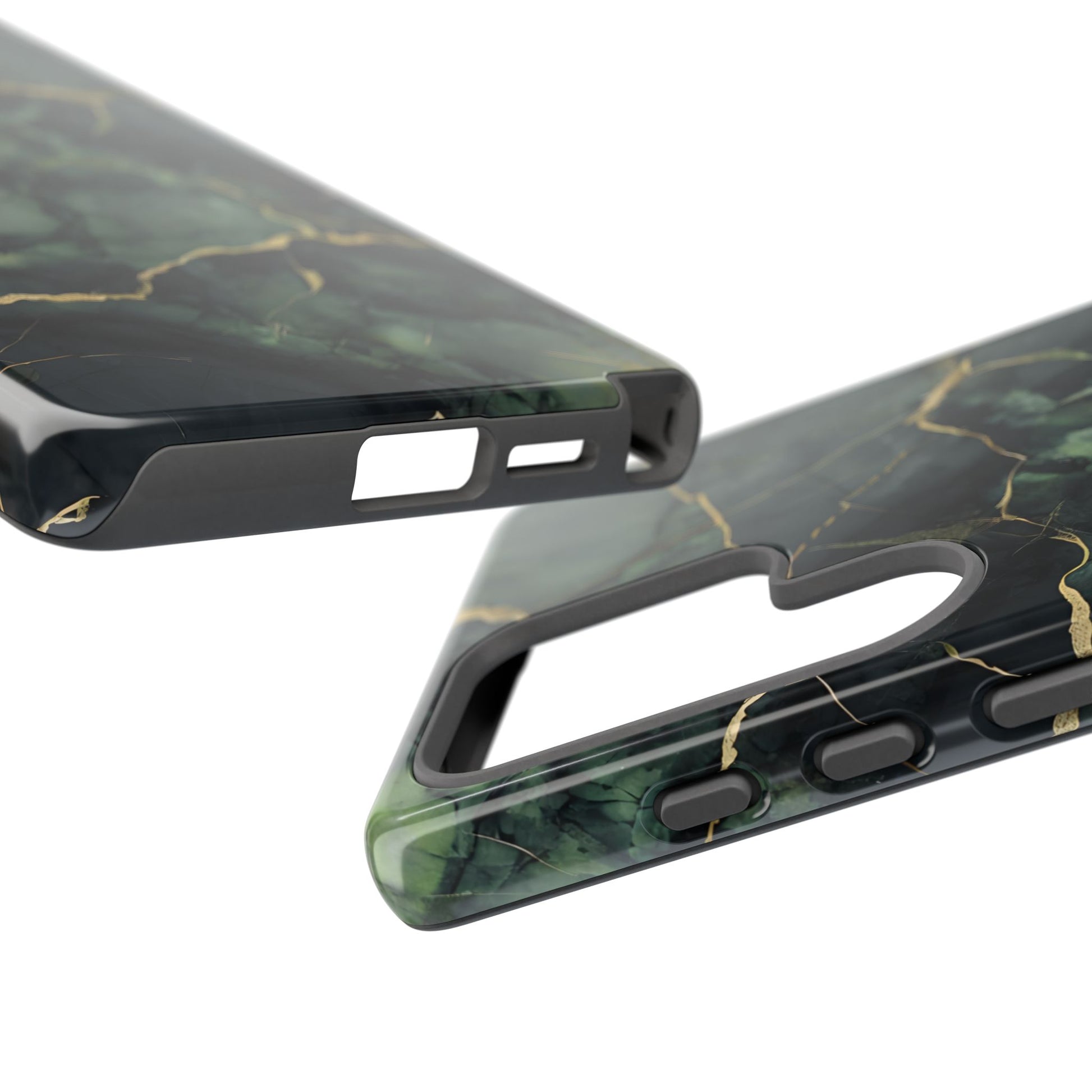 Verdant Vein Tough Case for Samsung Galaxy S25 Ultra - Luxury Gold Vein, Nature-Inspired Protective Cover