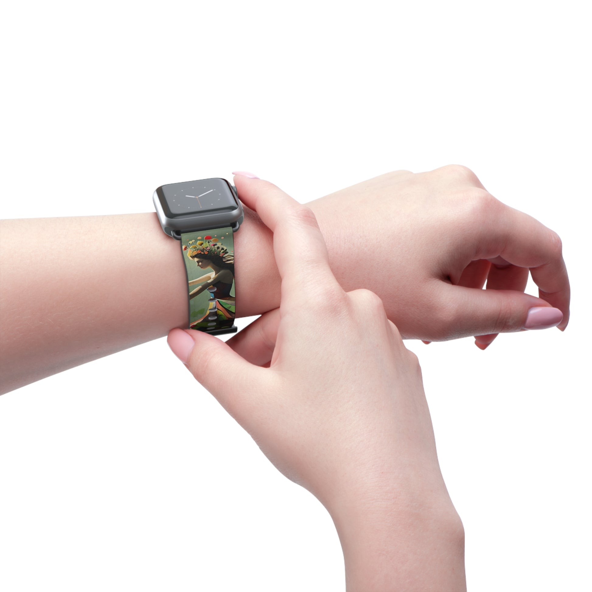 Dancing Wildflower Muse Apple Watch Band Strap - Timeless Design for your Timepiece