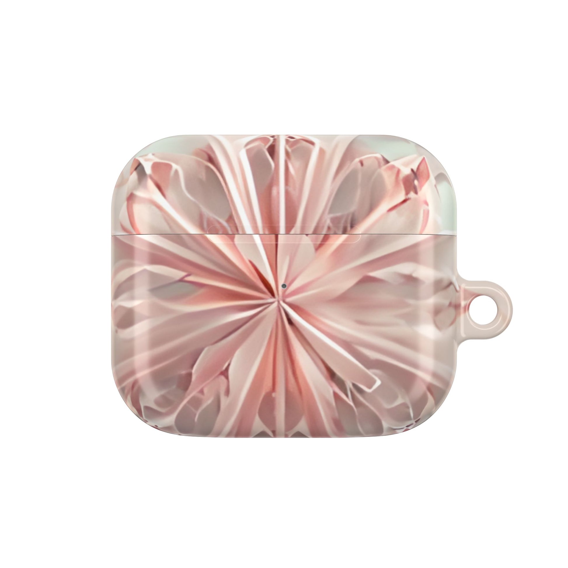 Blush Frost AirPod Case - Pink Snowflake Earbud Cover for Gen 1, 2, 3, Pro Gen 1 & 2