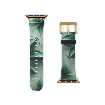 Emerald Bloom Apple Watch Band Strap - Ethereal design