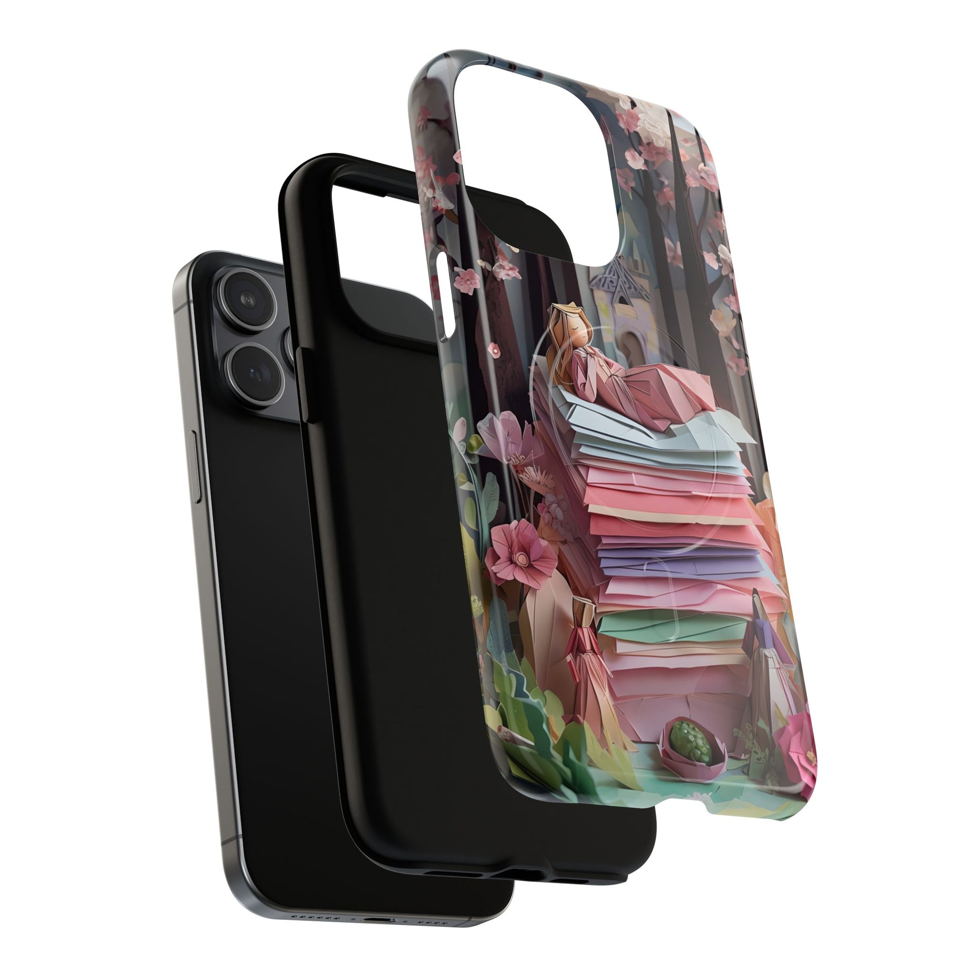A Good Night's Sleep - iPhone 15 Pro Max MagSafe Phone Case - Whimsical Fantasy Floral Design