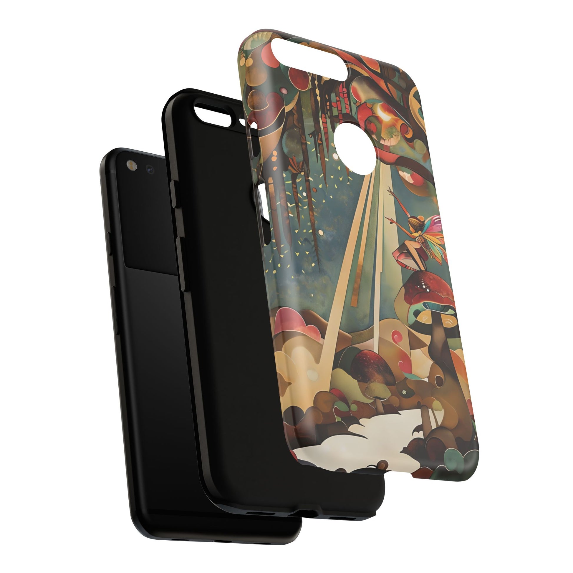 Enchanted Orchard Google Pixel XL Tough Case - Artistic Fairy Tale Phone Cover - Elegant Protective Fantasy Art Accessory