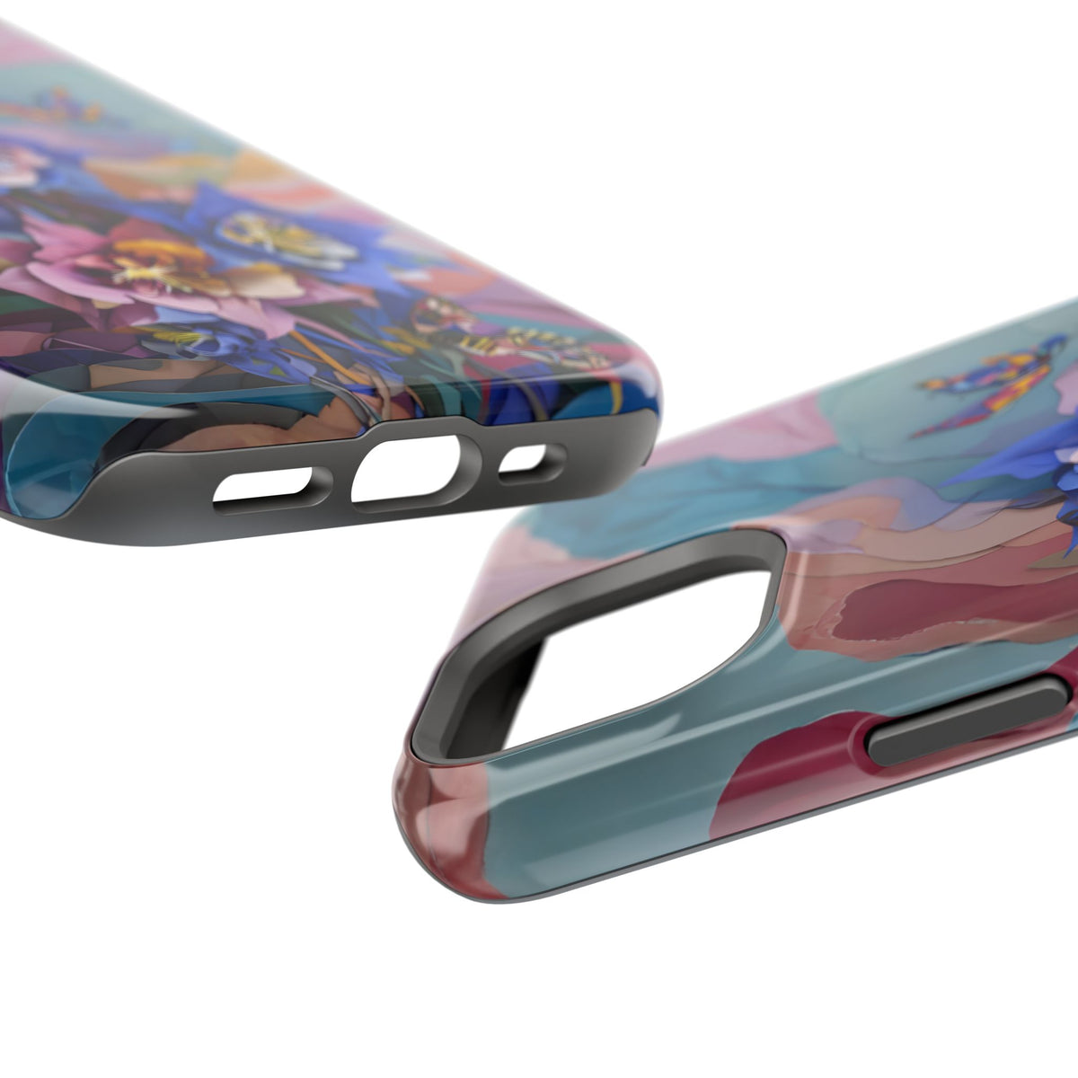Blue Columbine Carnivale iPhone MagSafe Case