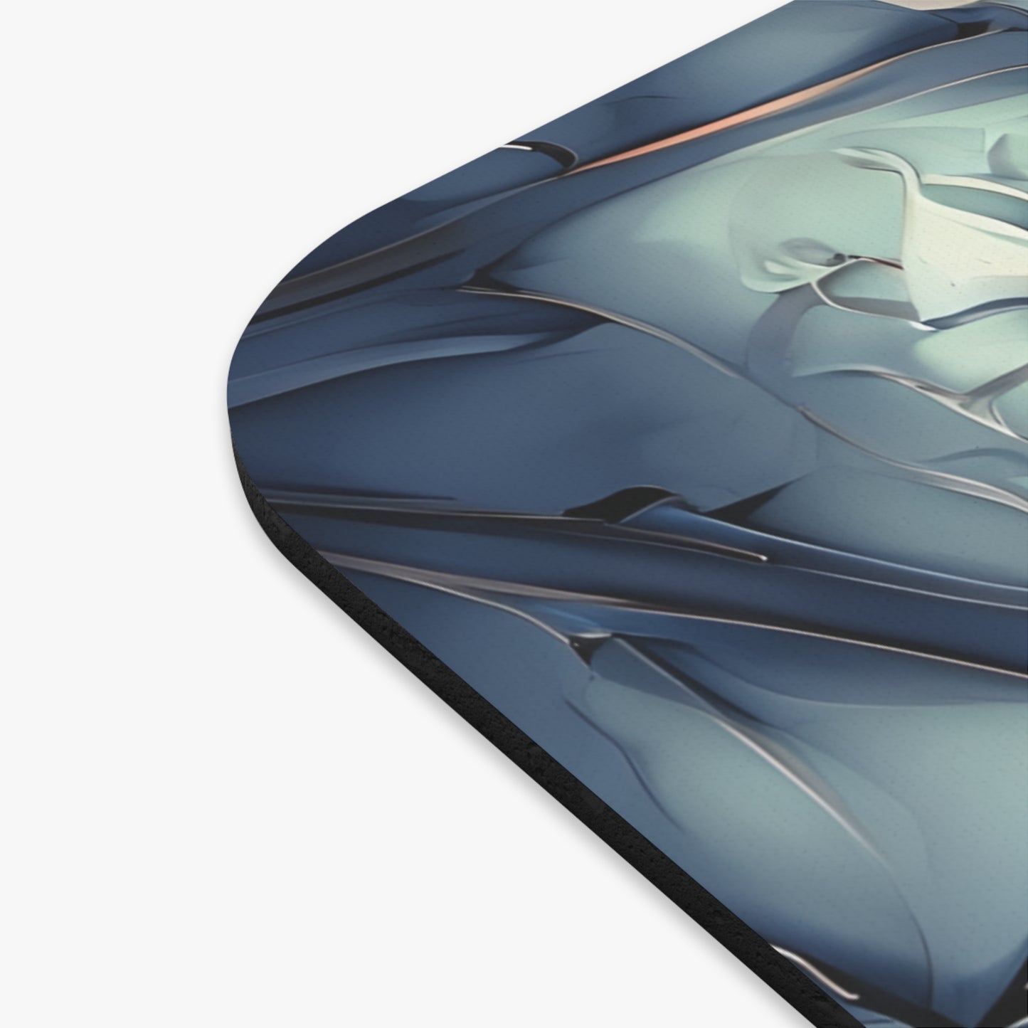 Indigo Mosaic Mouse Pad - Premium 9x8 " Non-Slip Desk Mat for Work, Gaming & Office Decor