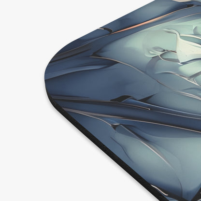 Indigo Mosaic Mouse Pad - Premium 9x8 " Non-Slip Desk Mat for Work, Gaming & Office Decor