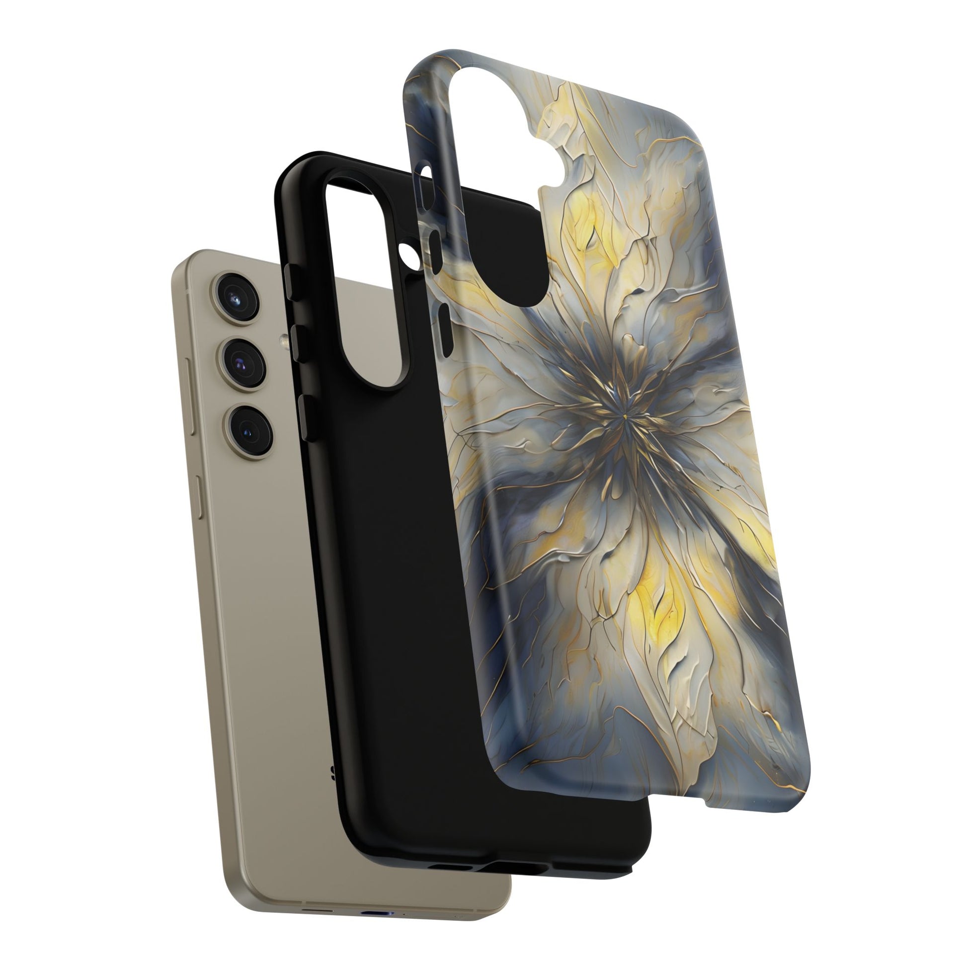 Luminous Petal Tough Case for Samsung Galaxy S24 Plus - Premium Shockproof Designer Phone Cover
