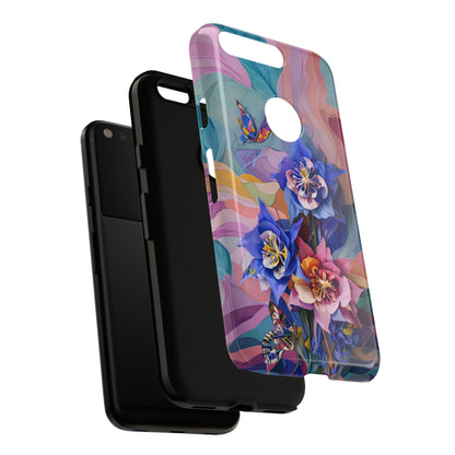 Blue Columbine Carnivale Google Pixel Tough Case