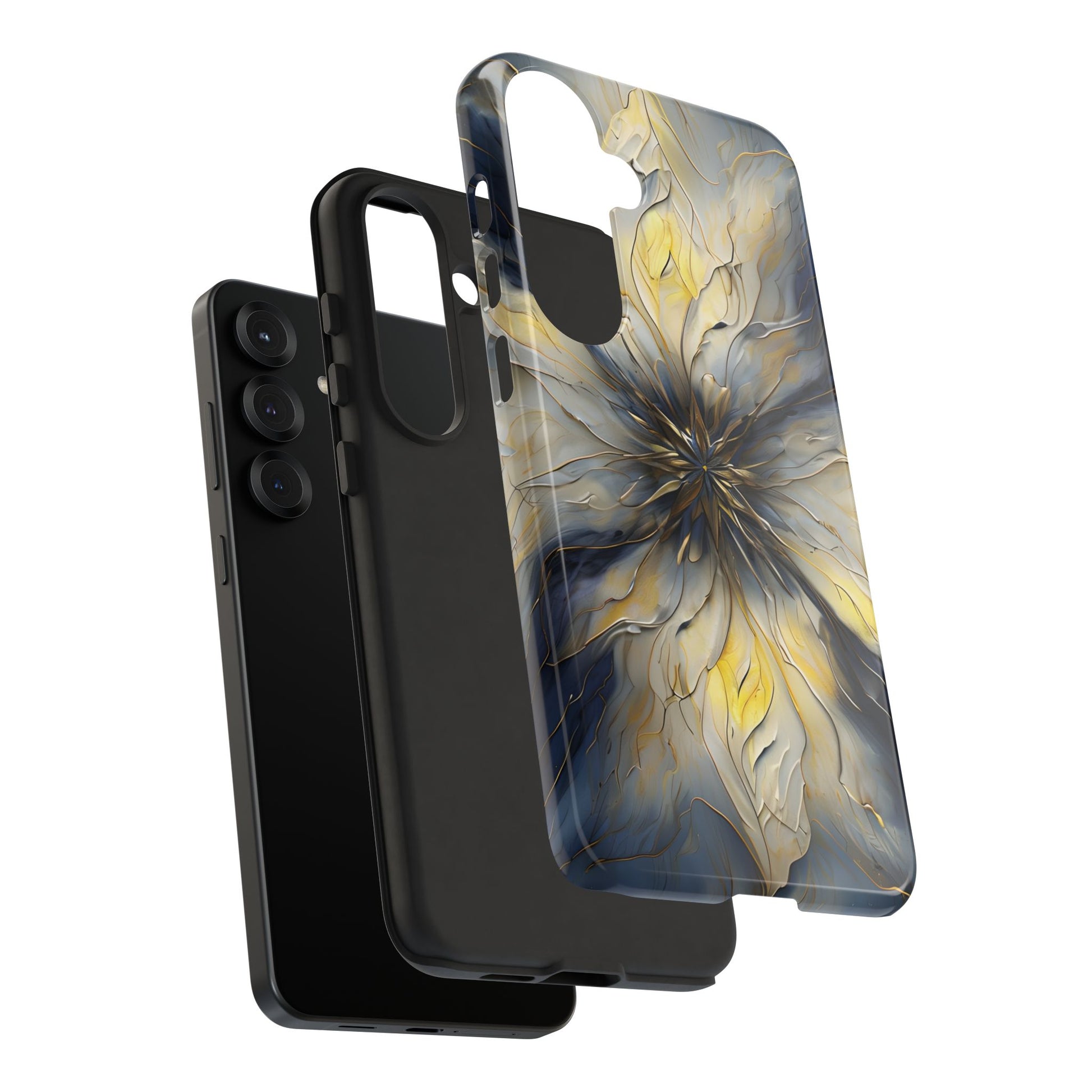 Luminous Petal Tough Case for Samsung Galaxy S25 Plus - Premium Shockproof Designer Phone Cover