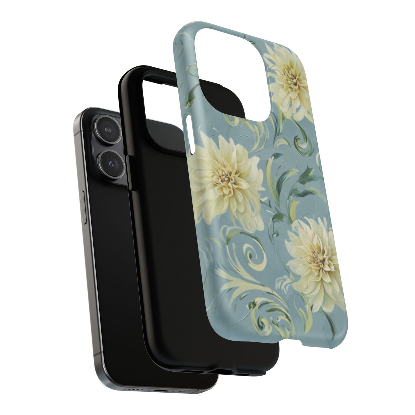 Golden Dahlia Trio iPhone MagSafe Case