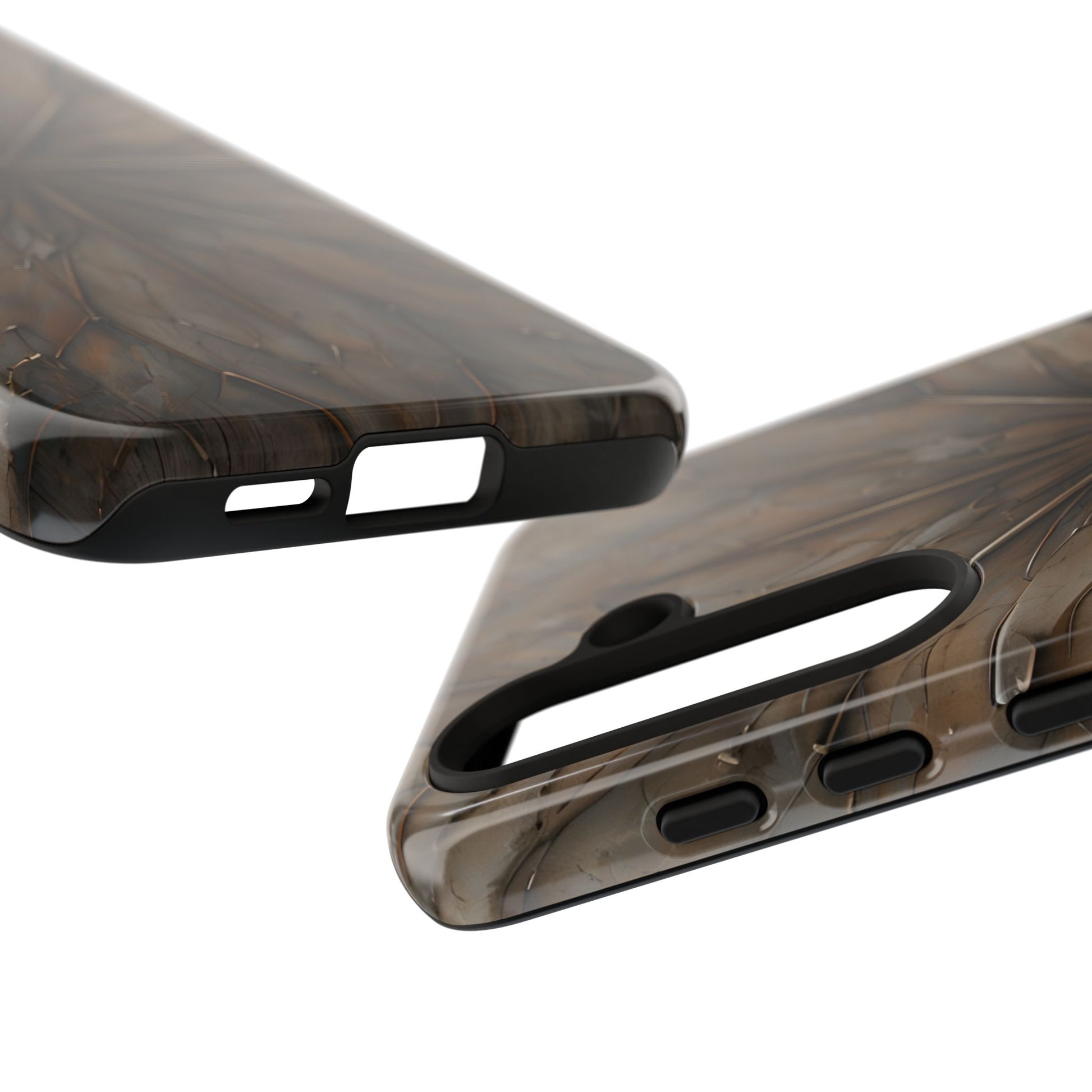 Earthstone Mandala - Kaleidoscope Collection Artistic Taupe Burst - Samsung Galaxy S24 Tough Phone Case