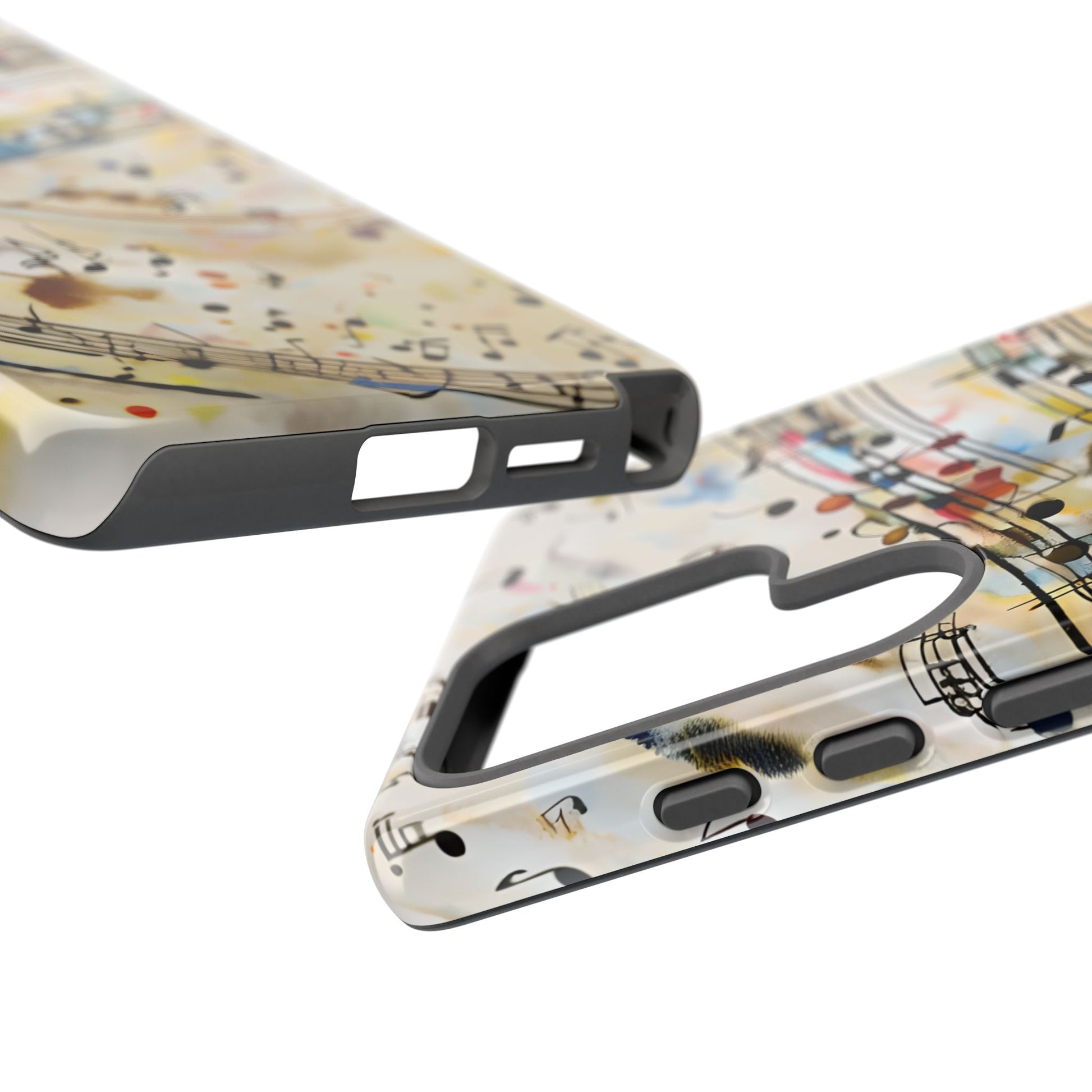 Melodic Flow Abstract Music Notes Tough Case for Samsung Galaxy S25 Ultra- Premium Shockproof Designer Phone Cover