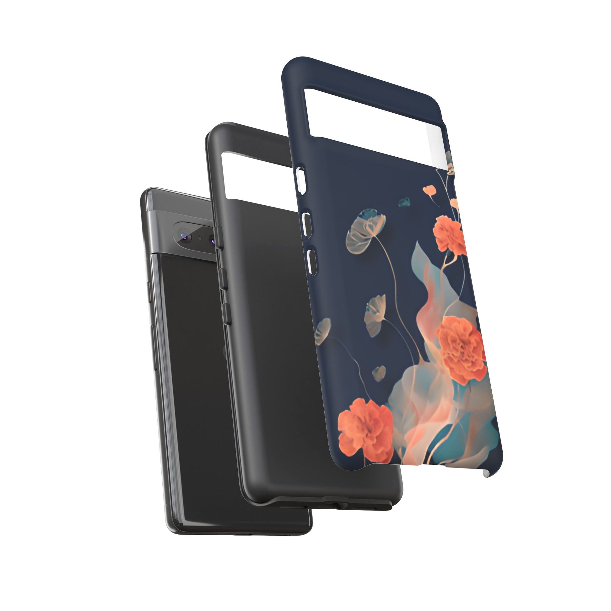 Lotus Reverie - Elegant Artistic Floral Google Pixel 7 Tough Phone Case - Painterly Lotus Blossom Design