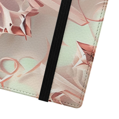 Blush Frost Samsung Galaxy Wallet Flip Phone Case