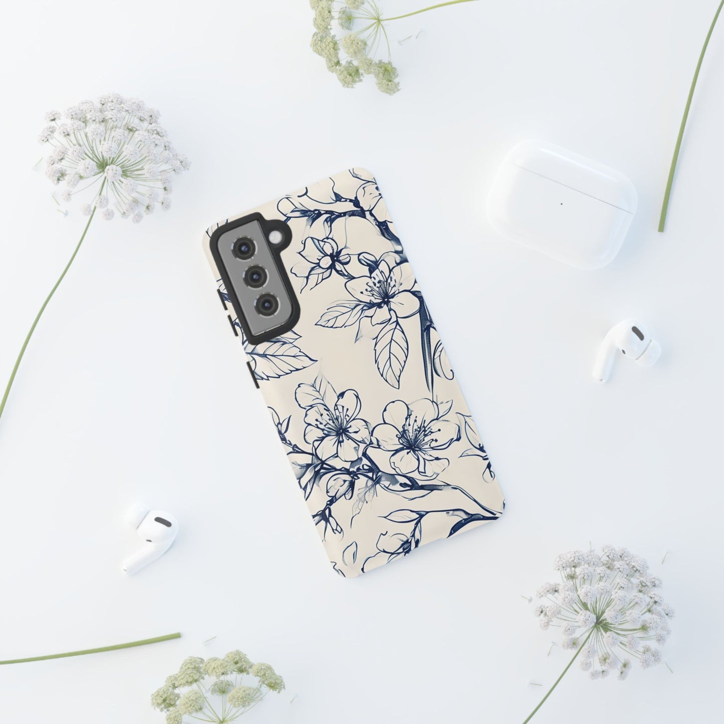 Blossom Sketch Samsung Galaxy Tough Case