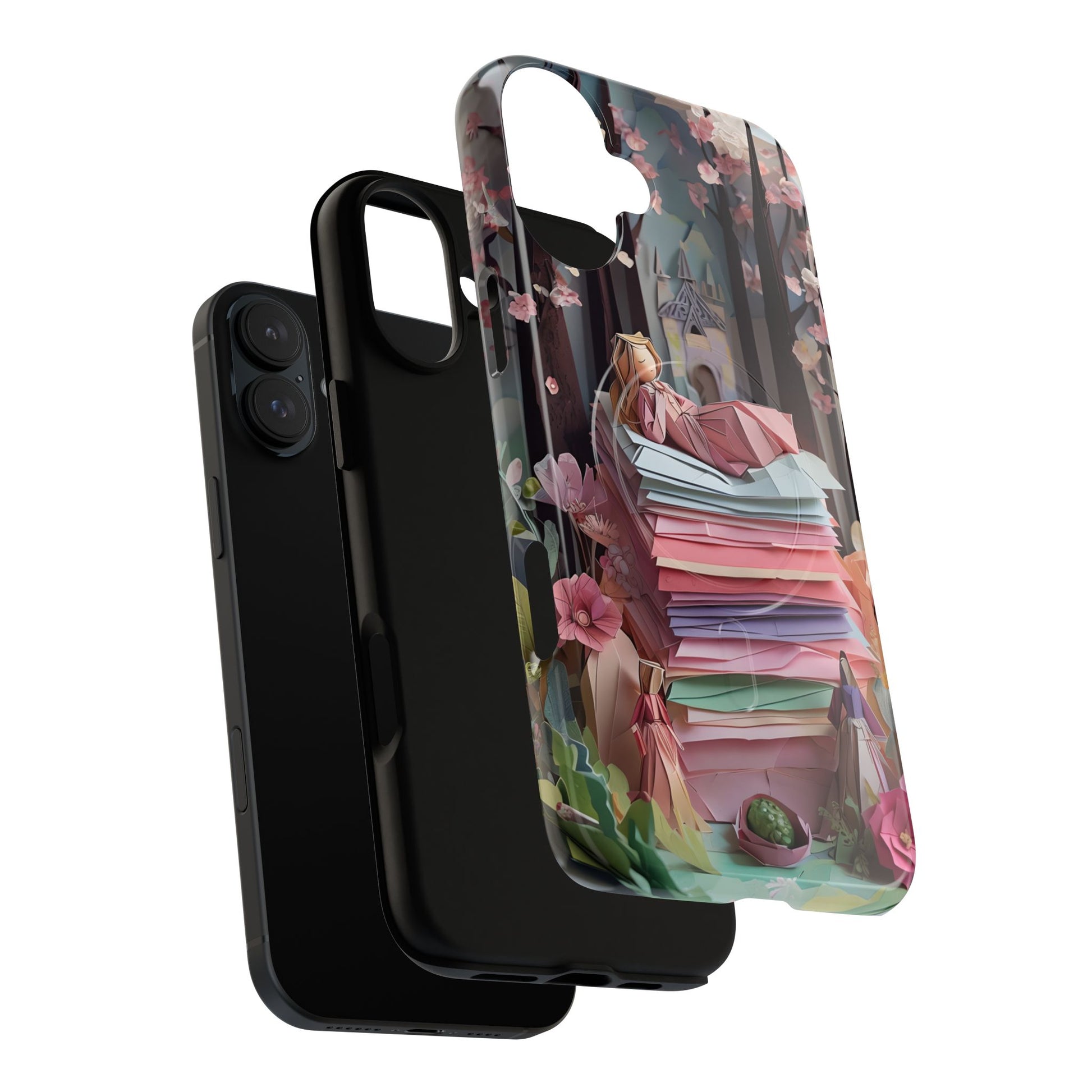 A Good Night's Sleep - iPhone 16 Plus MagSafe Phone Case - Whimsical Fantasy Floral Design