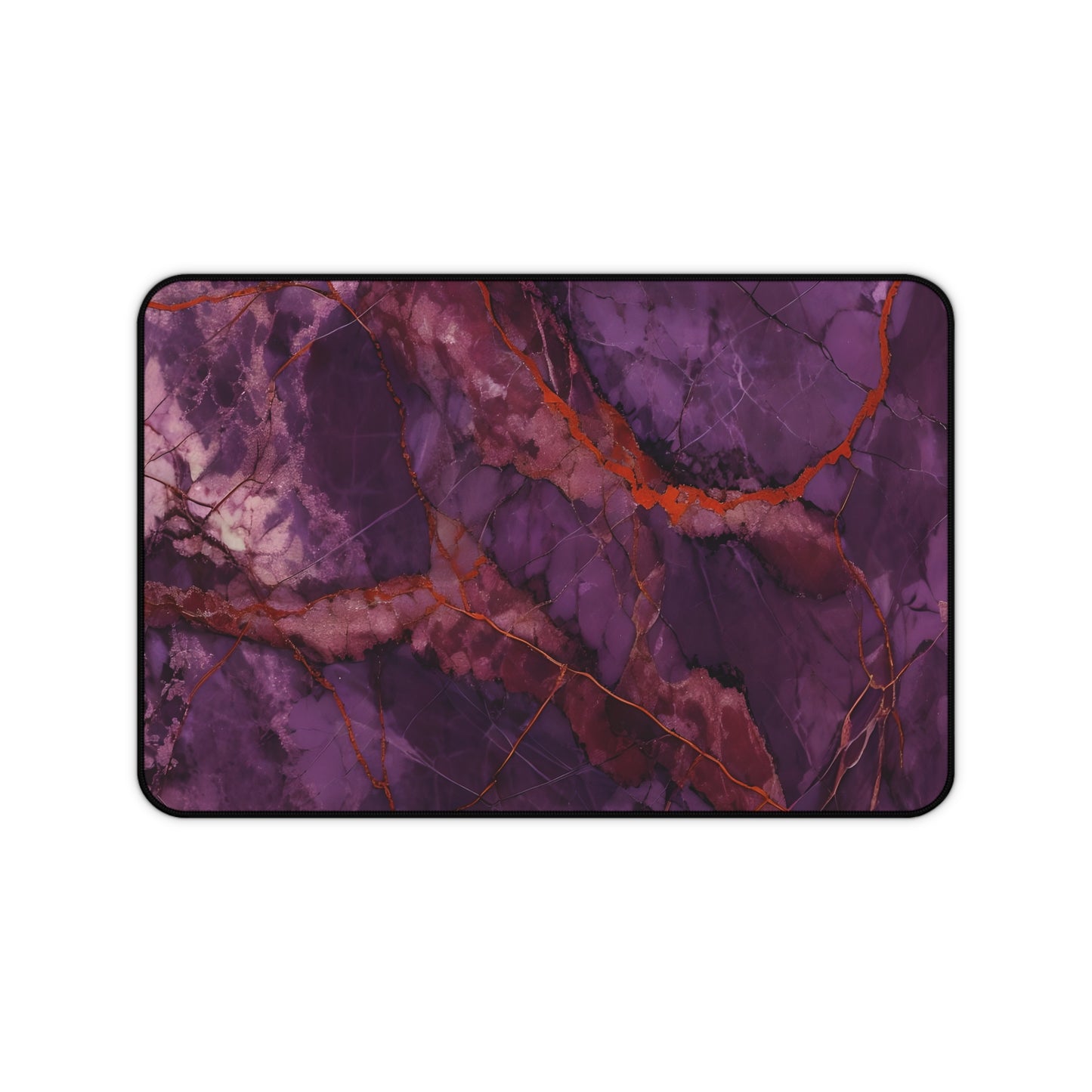 Amethyst Current Desk Mat - Premium Office Desk Pad, 3 Sizes Available, Artistic Workspace Protection