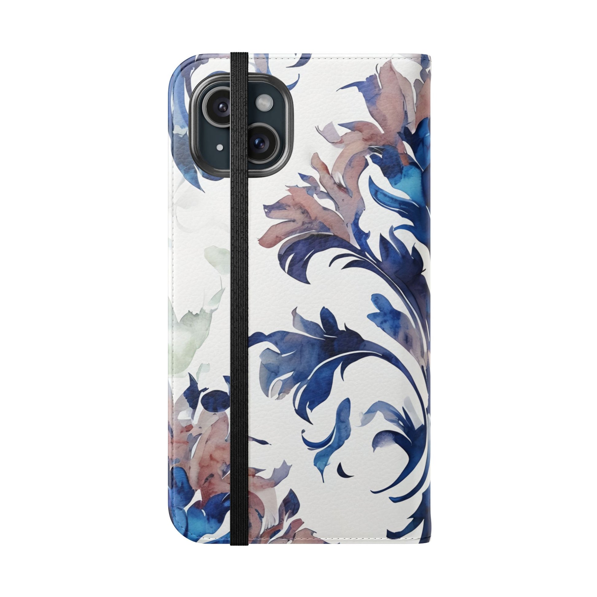 Delft Reverie - Abstract Wallet Phone Case for iPhone 15 Plus