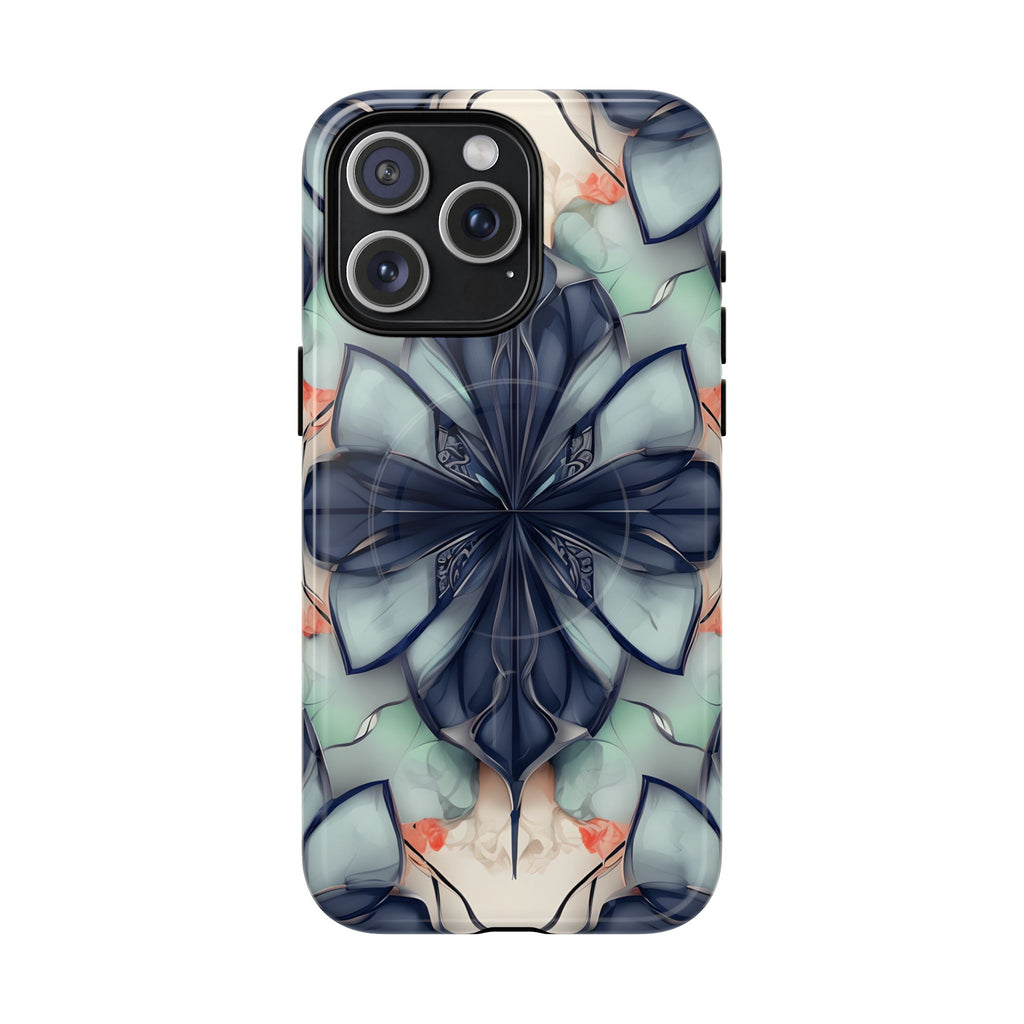 Midnight Mosaic MagSafe iPhone 15 Pro Max Case - Designer Shockproof Cover