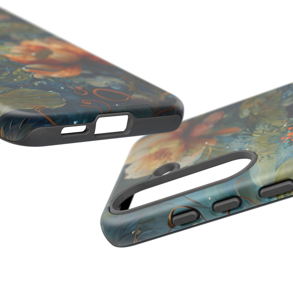 Waterlily Nocturne Samsung Galaxy S25 Plus Case - Artistic Mountain Lake Design, Nature-Inspired Protective Cover, Elegant Gift for Outdoor Lovers