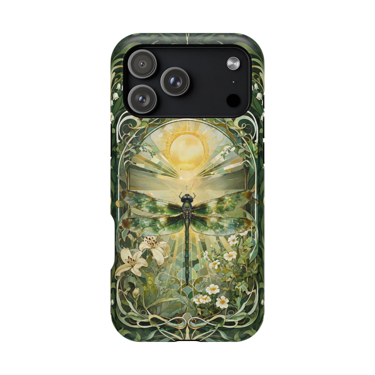 Emerald Sun Dragonfly iPhone MagSafe Case