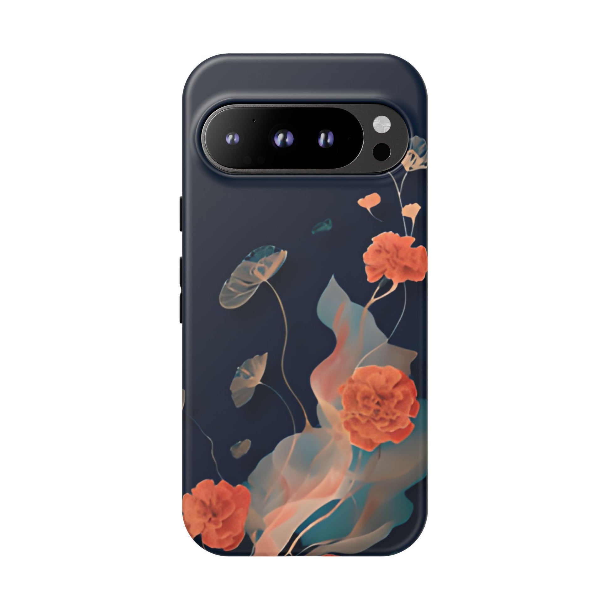 Lotus Reverie - Elegant Artistic Floral Google Pixel 9 Pro Tough Phone Case - Painterly Lotus Blossom Design