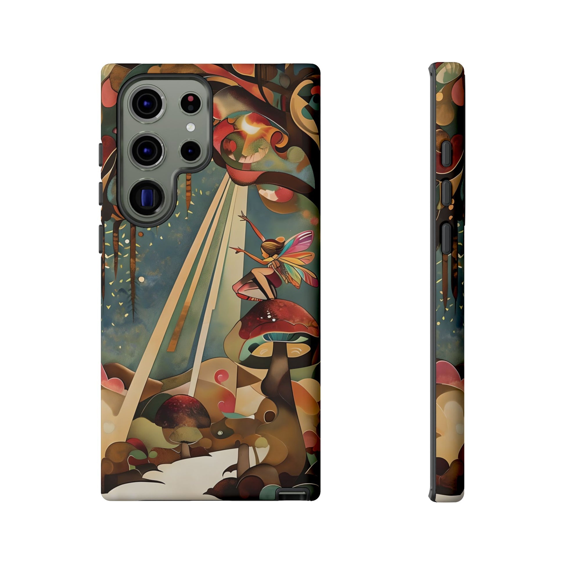 Enchanted Orchard Samsung Galaxy S23 Ultra Tough Case - Artistic Fairy Tale Phone Cover - Elegant Protective Fantasy Art Accessory