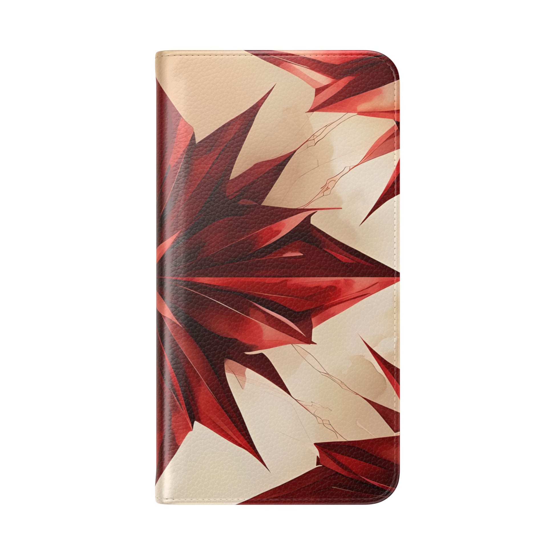 Ruby Compass Samsung Galaxy S23 Plus Wallet Case - Bold Geometric Flip Cover with Card Slots