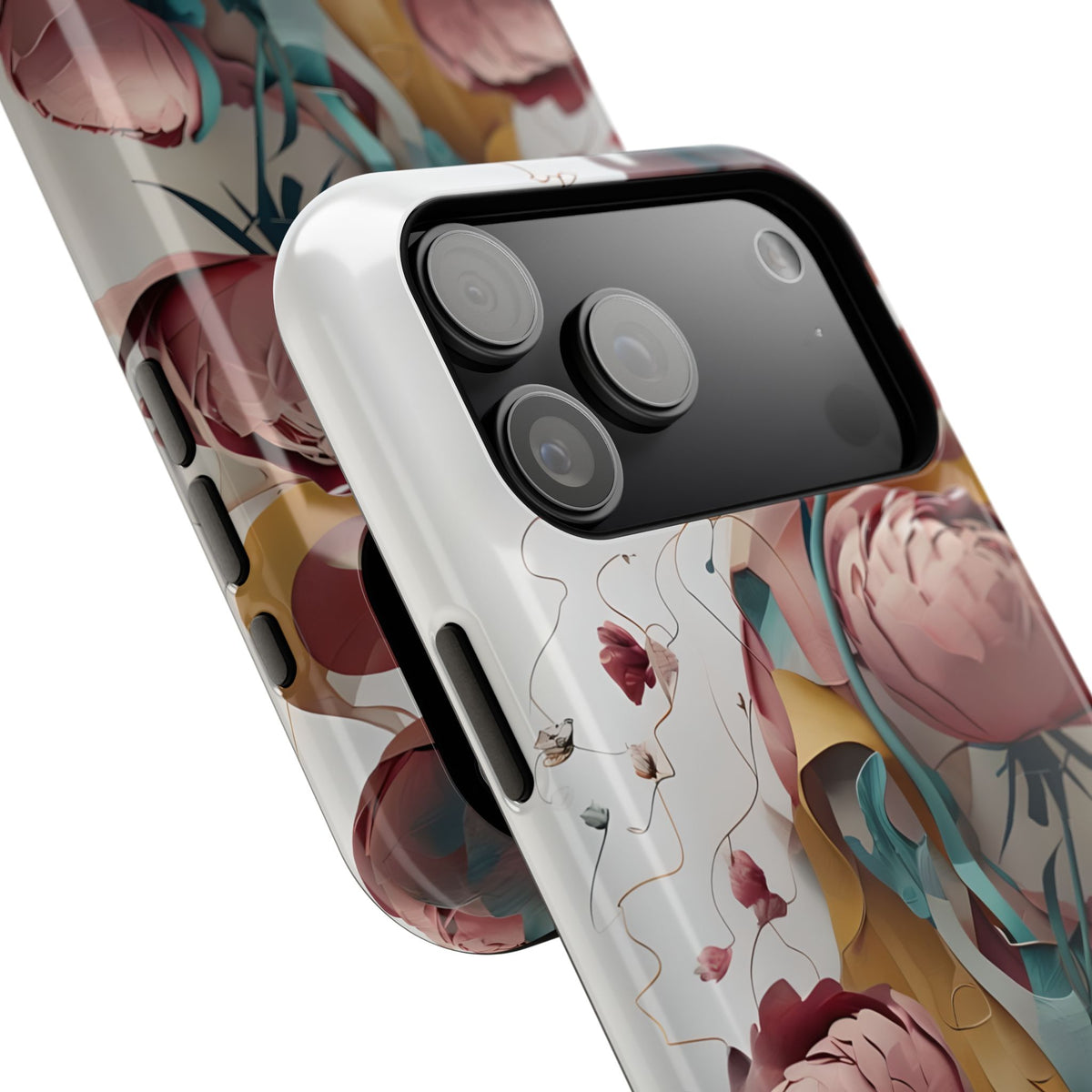Blushing Peony Veil iPhone MagSafe Case