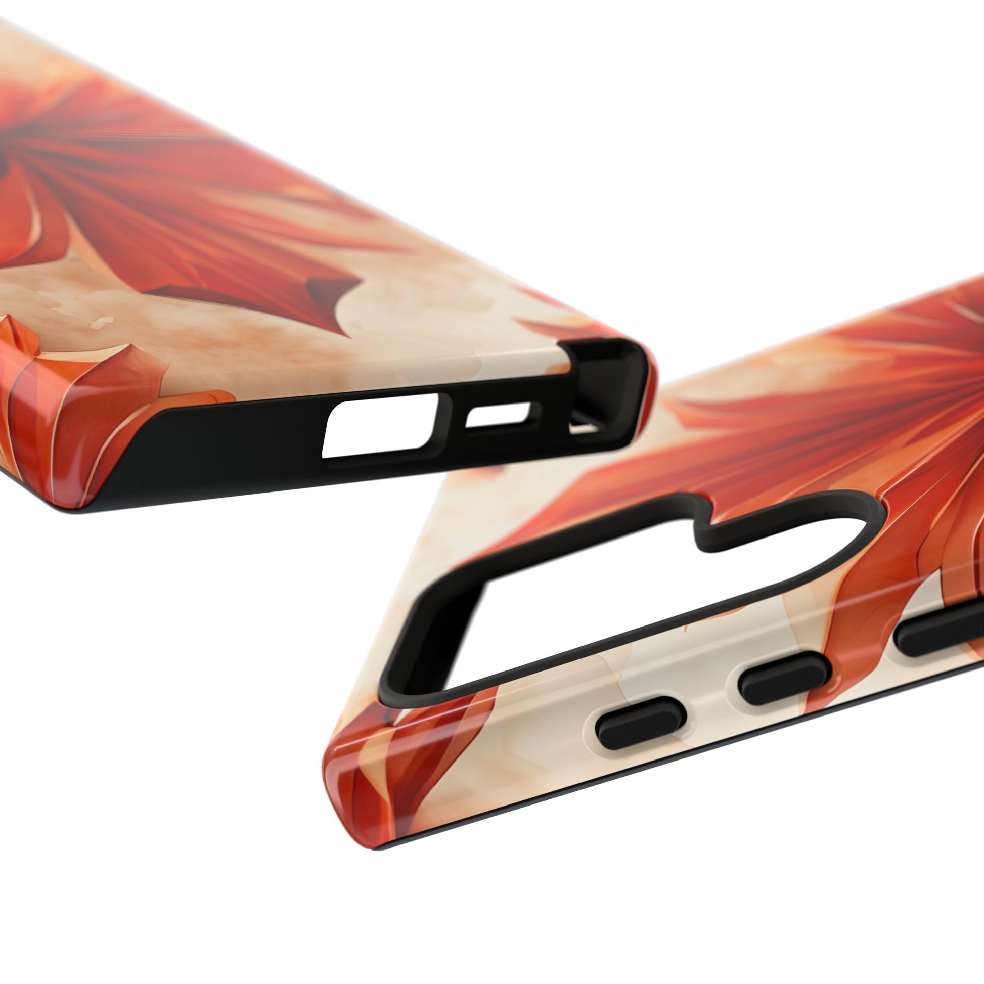 Sunset Fleur Samsung Galaxy S24 Ultra - Kaleidoscope Collection of MagSafe Compatible - Vibrant Sunset Flower Design