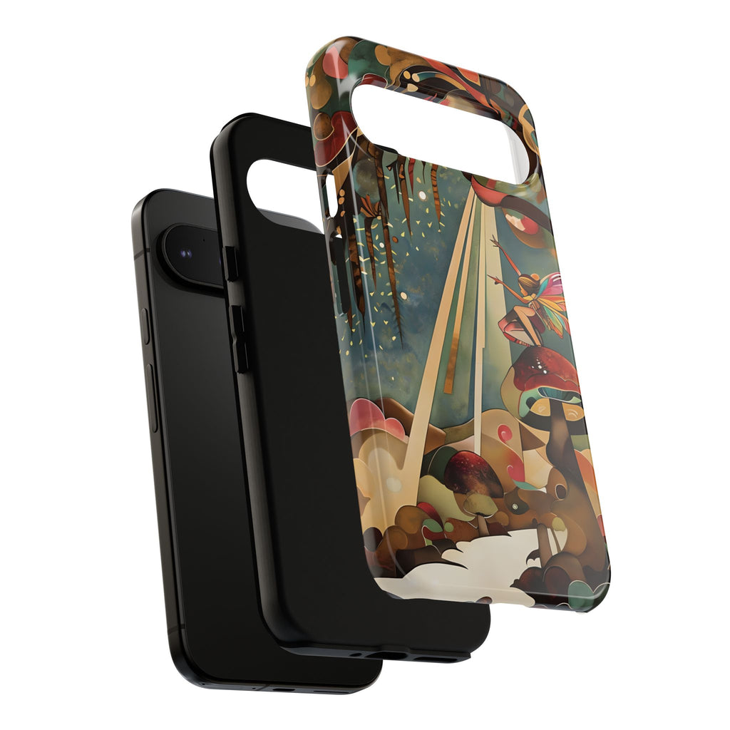 Enchanted Orchard Google Pixel 9 Pro XL Tough Case - Artistic Fairy Tale Phone Cover - Elegant Protective Fantasy Art Accessory