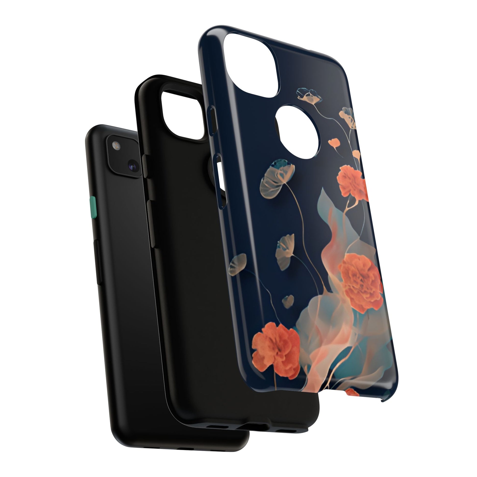 Lotus Reverie - Elegant Artistic Floral Google Pixel 4a Tough Phone Case - Painterly Lotus Blossom Design