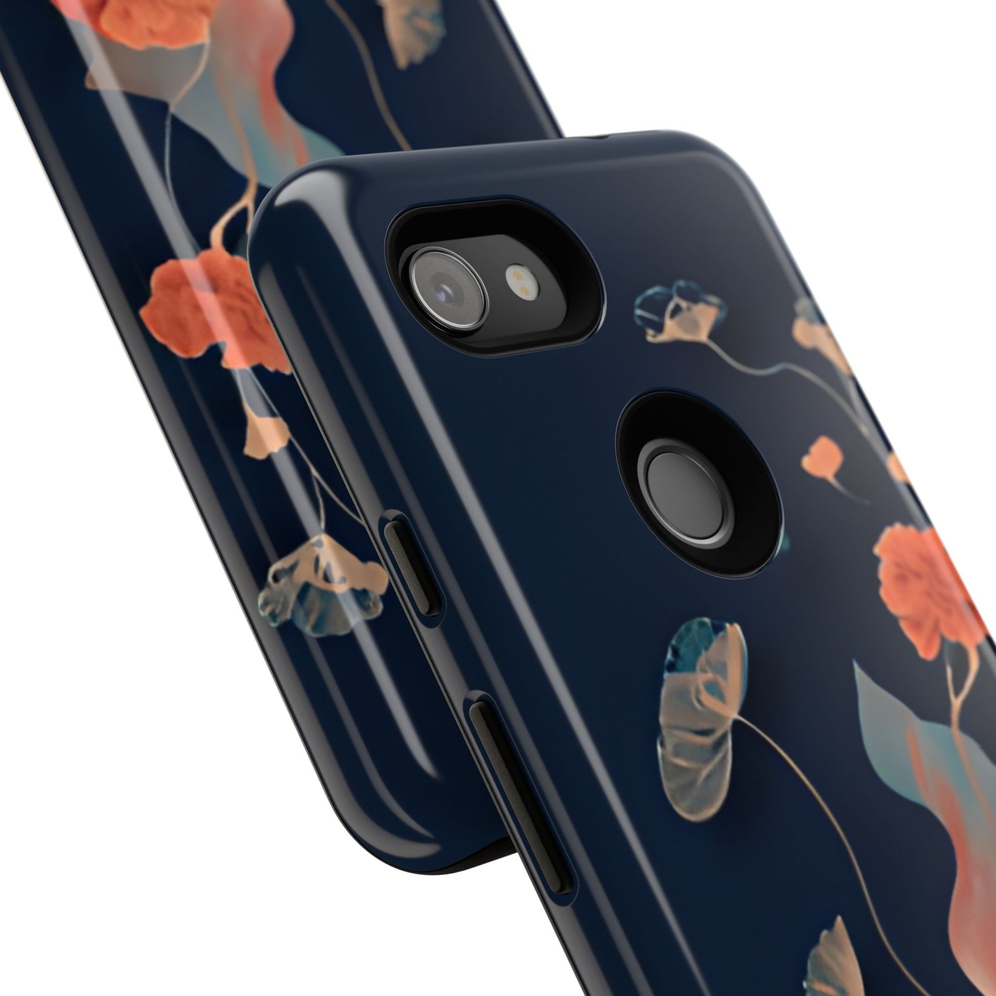 Lotus Reverie - Elegant Artistic Floral Google Pixel 3a Tough Phone Case - Painterly Lotus Blossom Design