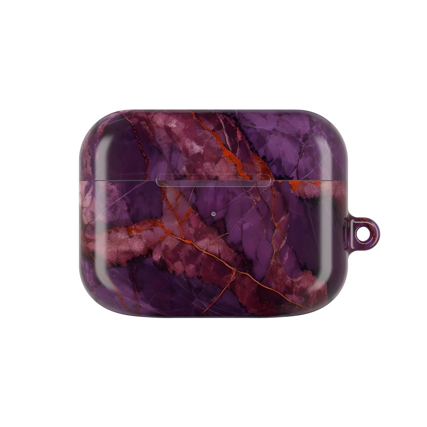 Amethyst Current AirPod Case - Purple and Red Earbud Cover for Gen 1, 2, 3, Pro Gen 1 & 2