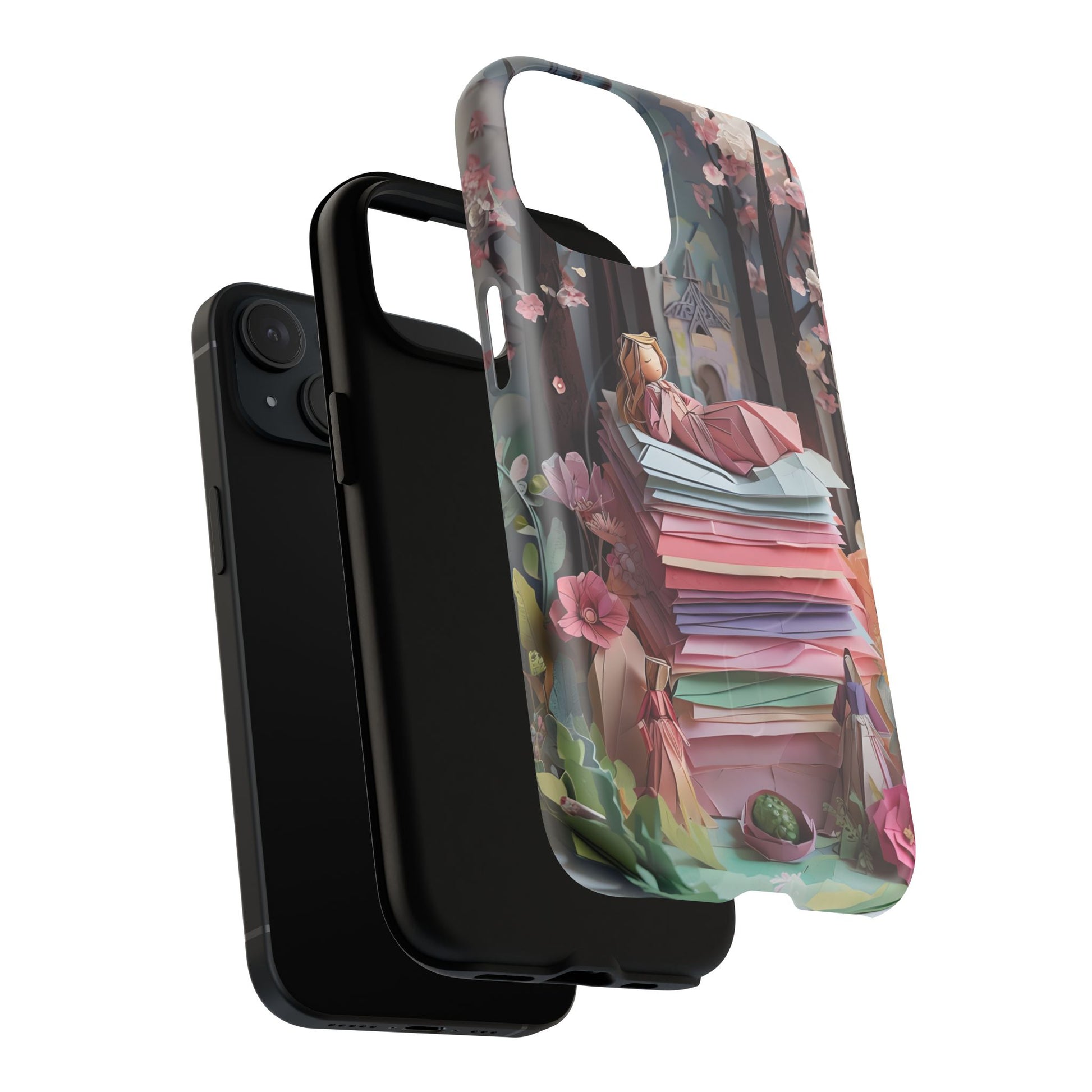 A Good Night's Sleep - iPhone 15 MagSafe Phone Case - Whimsical Fantasy Floral Design