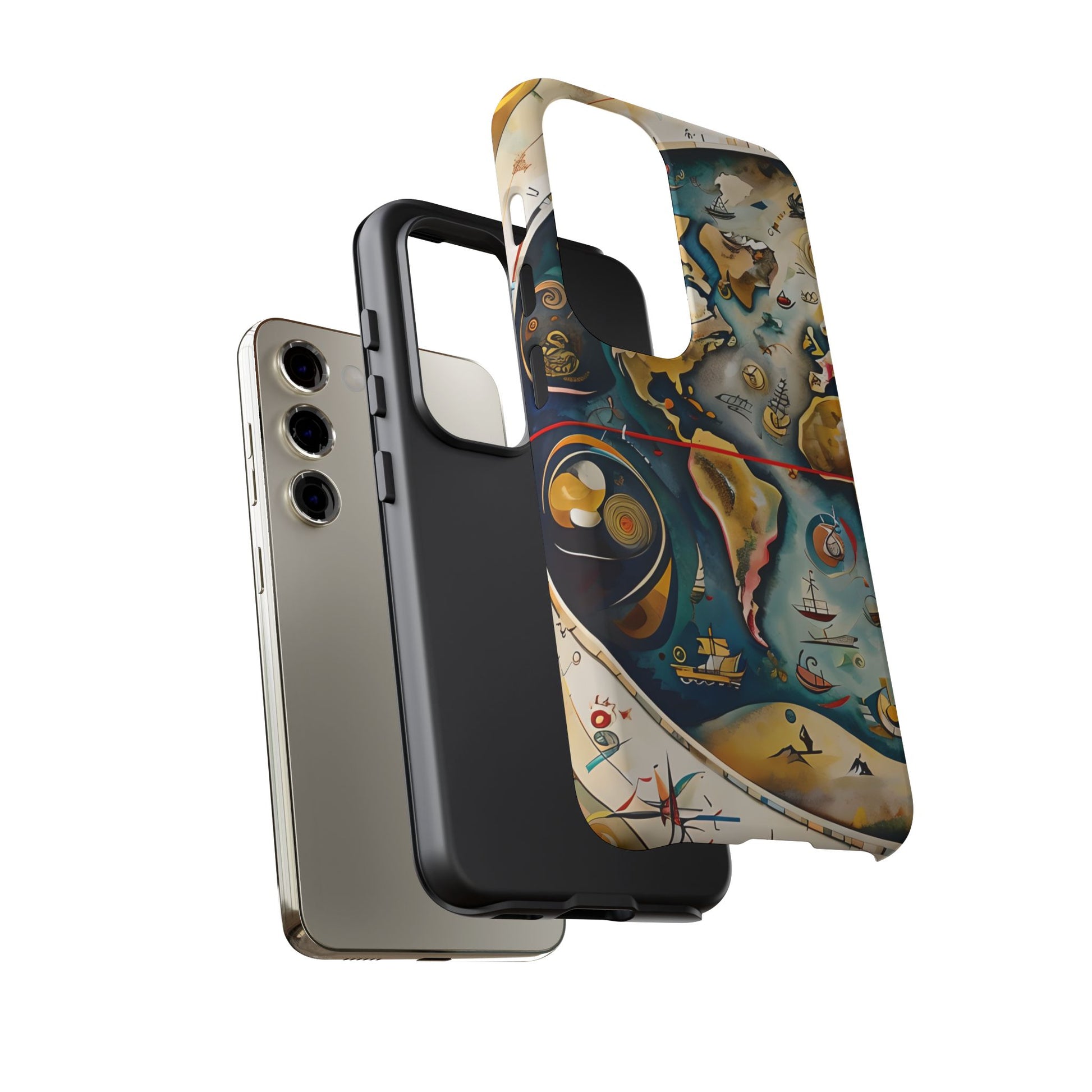 Celestial Map Samsung Galaxy S23 Tough Case - Vintage Map - Premium Abstract Design
