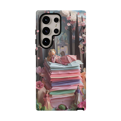 A Good Night's Sleep - Samsung Galaxy - Tough Phone Case -Whimsical Fantasy Floral Design